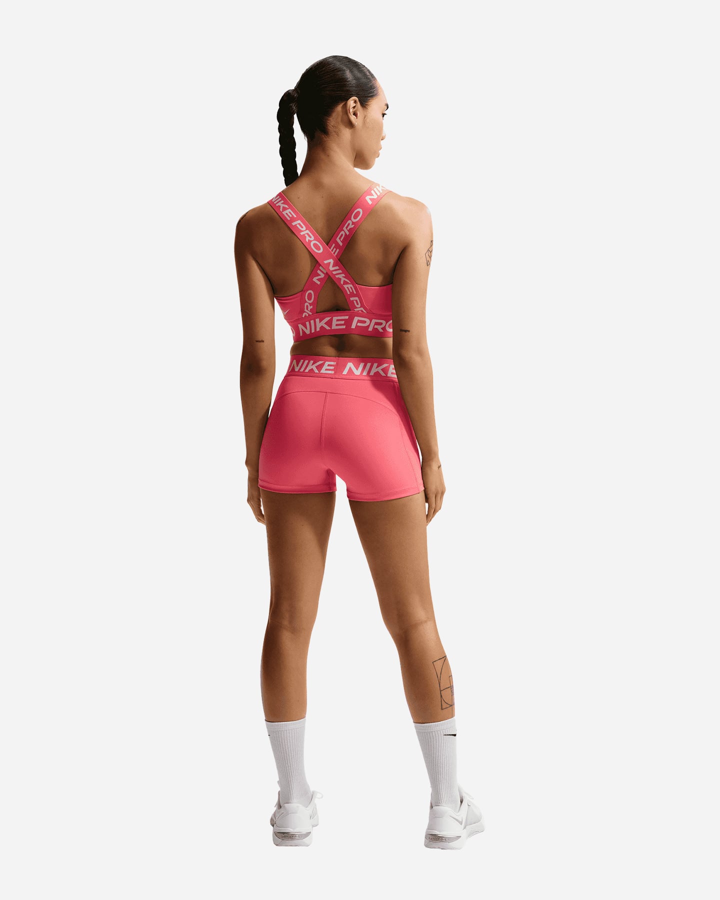 Bra training NIKE LS PRO ELASTIC LOGO W - Fucsia - 2 | Cisalfa Sport
