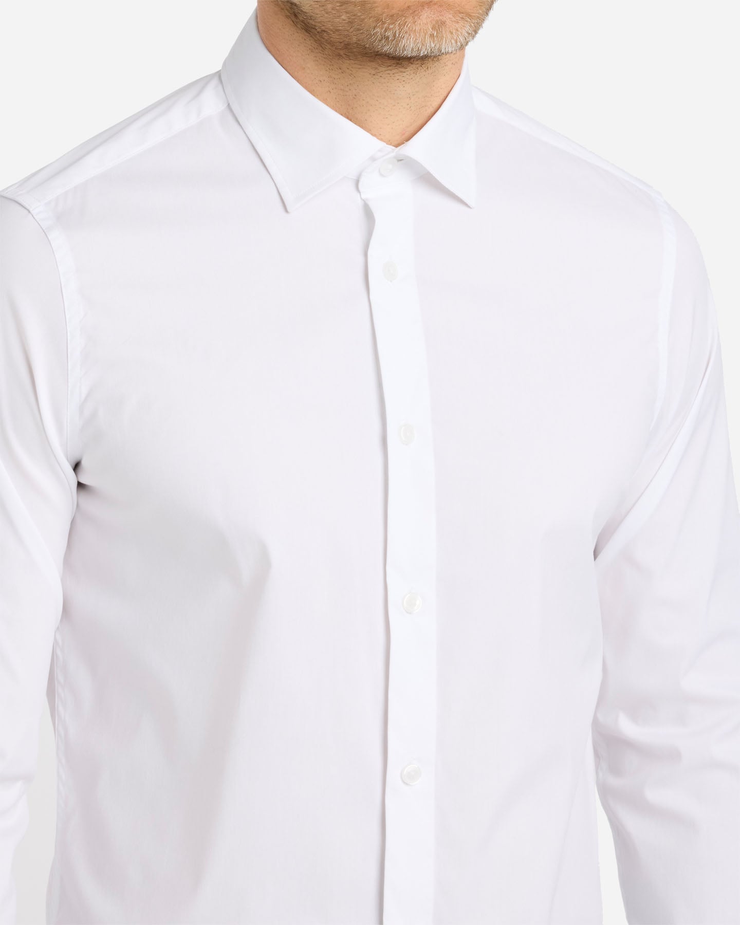 Camicia BEST COMPANY STRETCH M - Bianco - 5 | Cisalfa Sport
