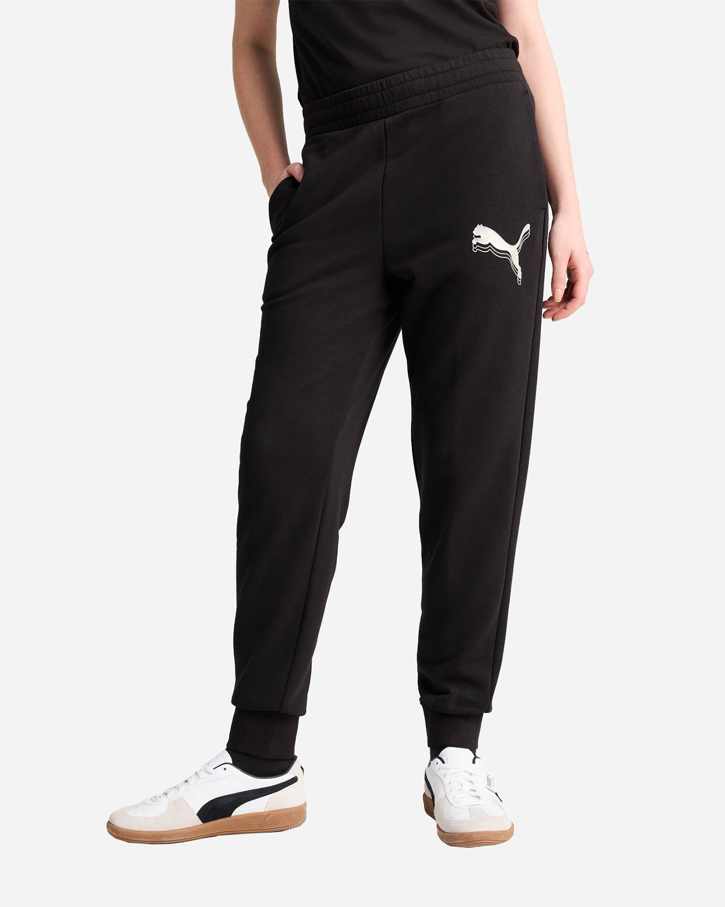 Pantalone PUMA LOGO W - Nero - 2 | Cisalfa Sport