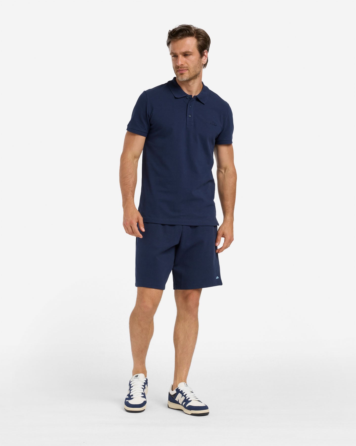 Polo ELLESSE SMALL LOGO M - Blu - 4 | Cisalfa Sport