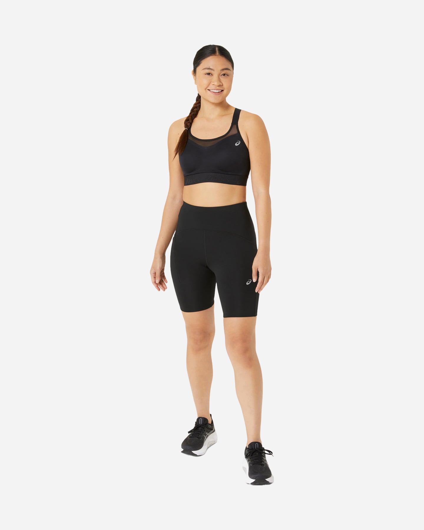 Reggiseno ASICS ROAD COMBINATION W - Nero - 3 | Cisalfa Sport