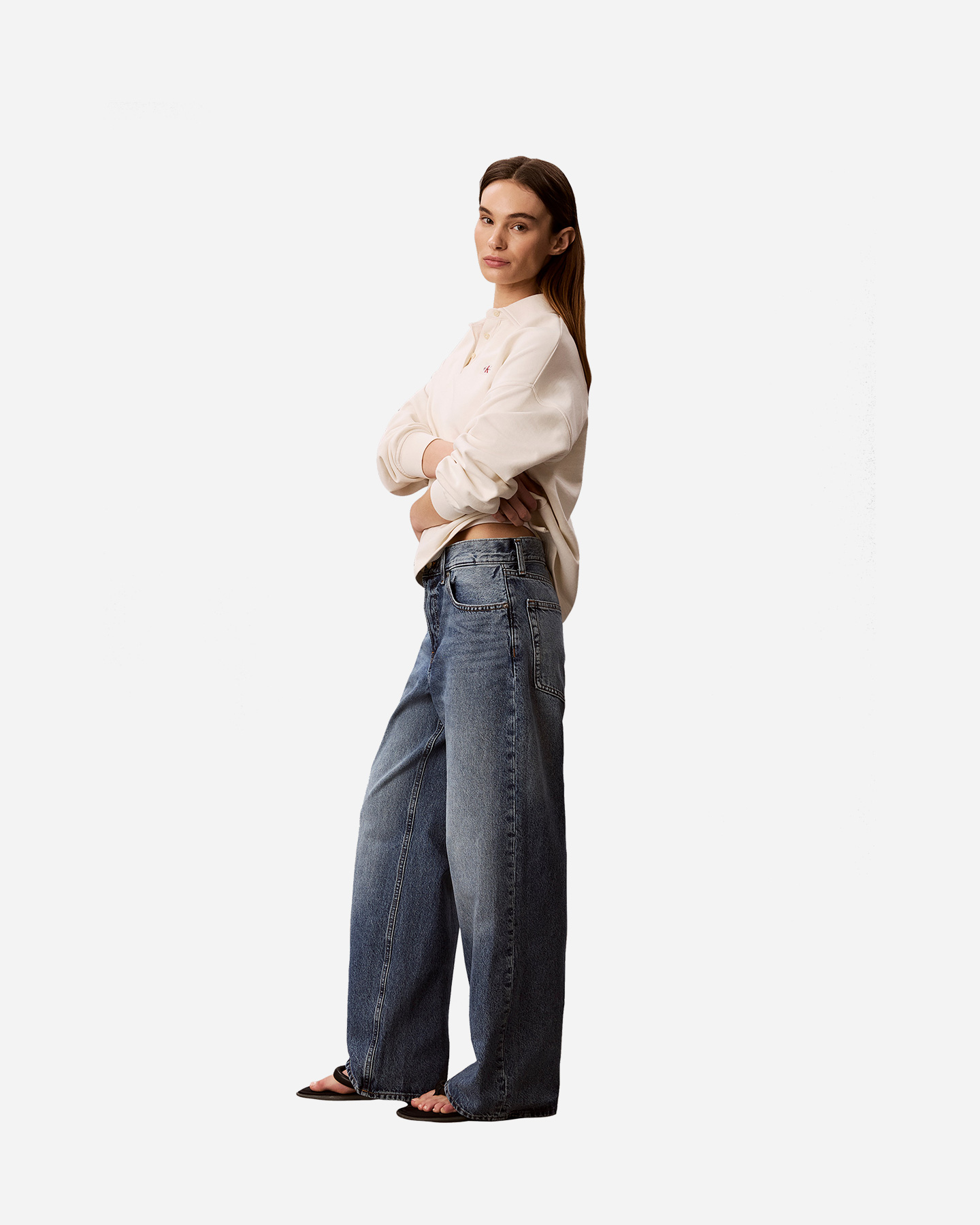 Jeans CALVIN KLEIN JEANS LOW RISE W - Denim - 2 | Cisalfa Sport