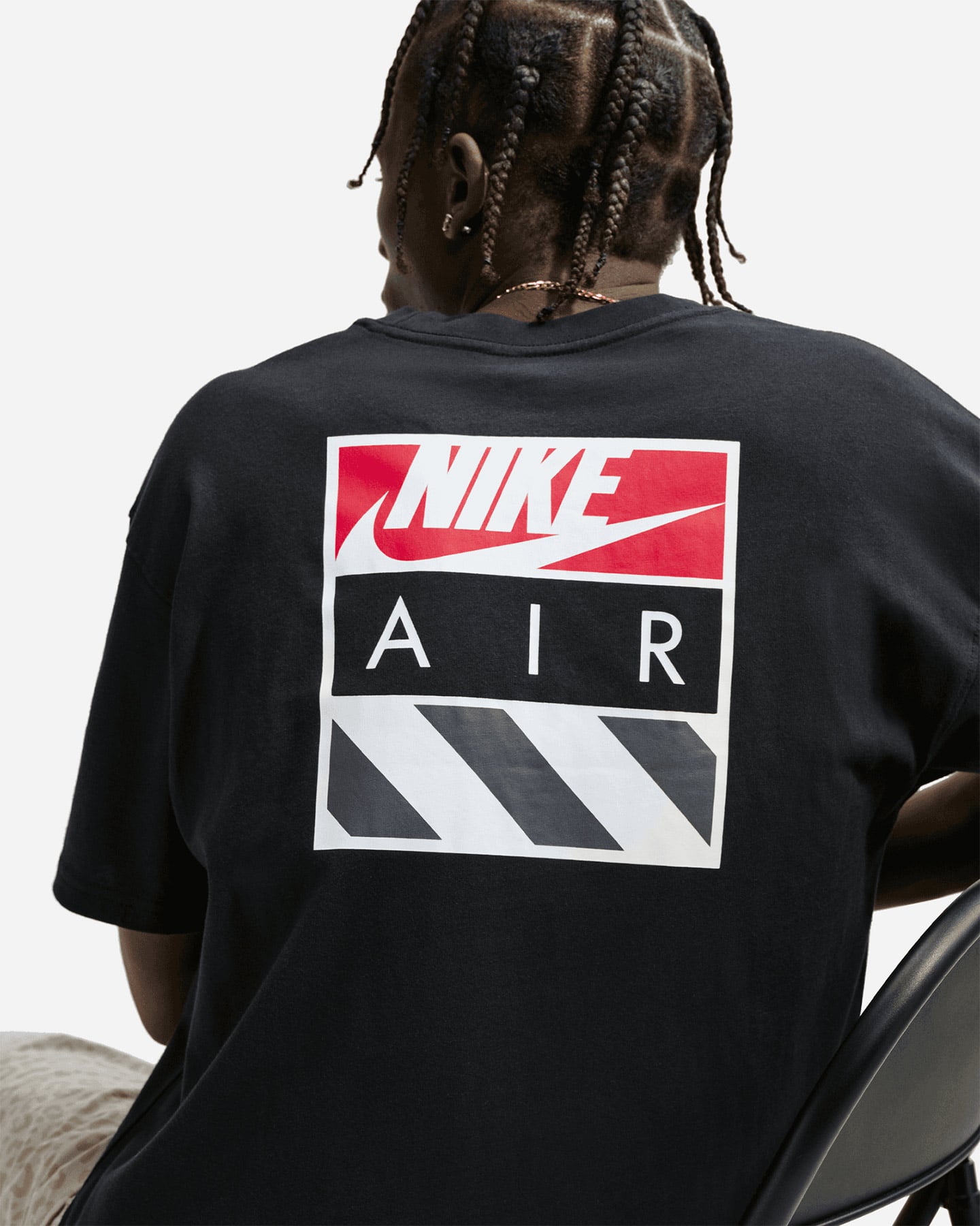 T-shirt NIKE AIR BACK LOGO M - Nero - 4 | Cisalfa Sport