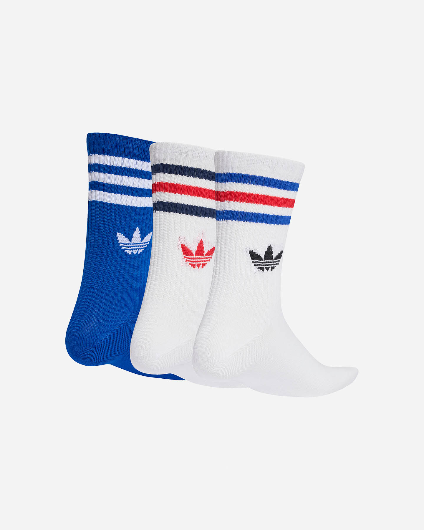 Calze ADIDAS 3STRIPES CREW S 3PACK MID M - Color mix - 1 | Cisalfa Sport