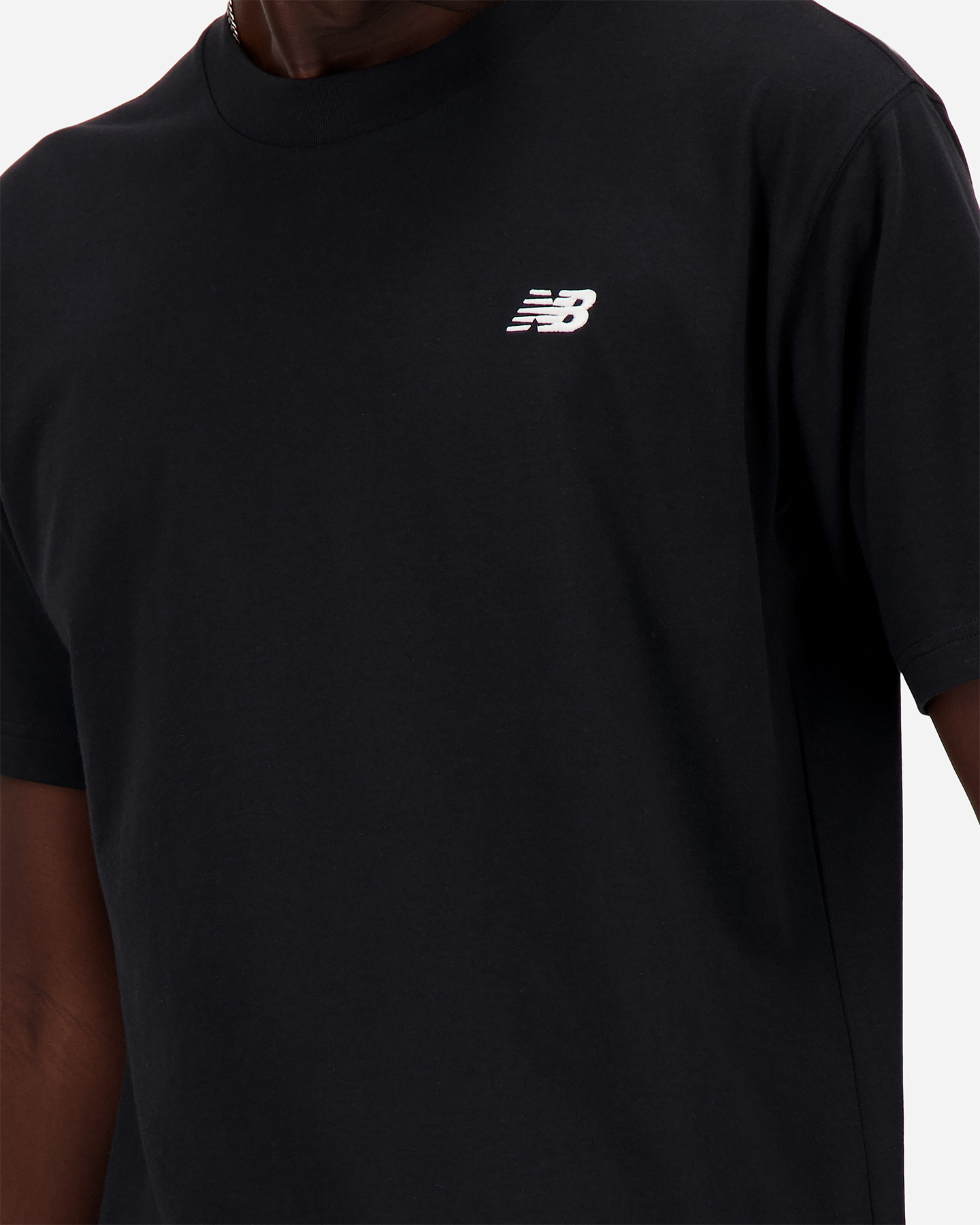 T-shirt NEW BALANCE SMALL LOGO SPORT ESSENTIAL M - Nero - 3 | Cisalfa Sport
