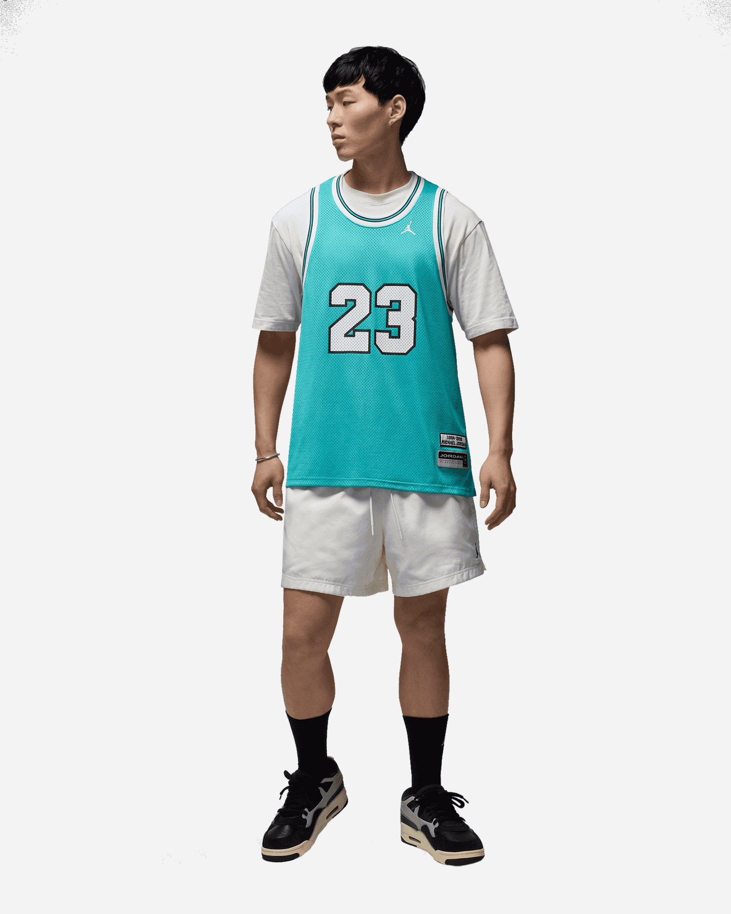 Maglia basket NIKE JORDAN M - Azzurro - 4 | Cisalfa Sport
