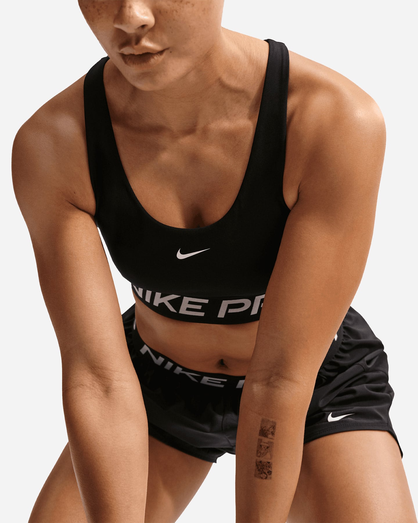 Bra training NIKE LS PRO ELAST LOGO W - Nero - 4 | Cisalfa Sport