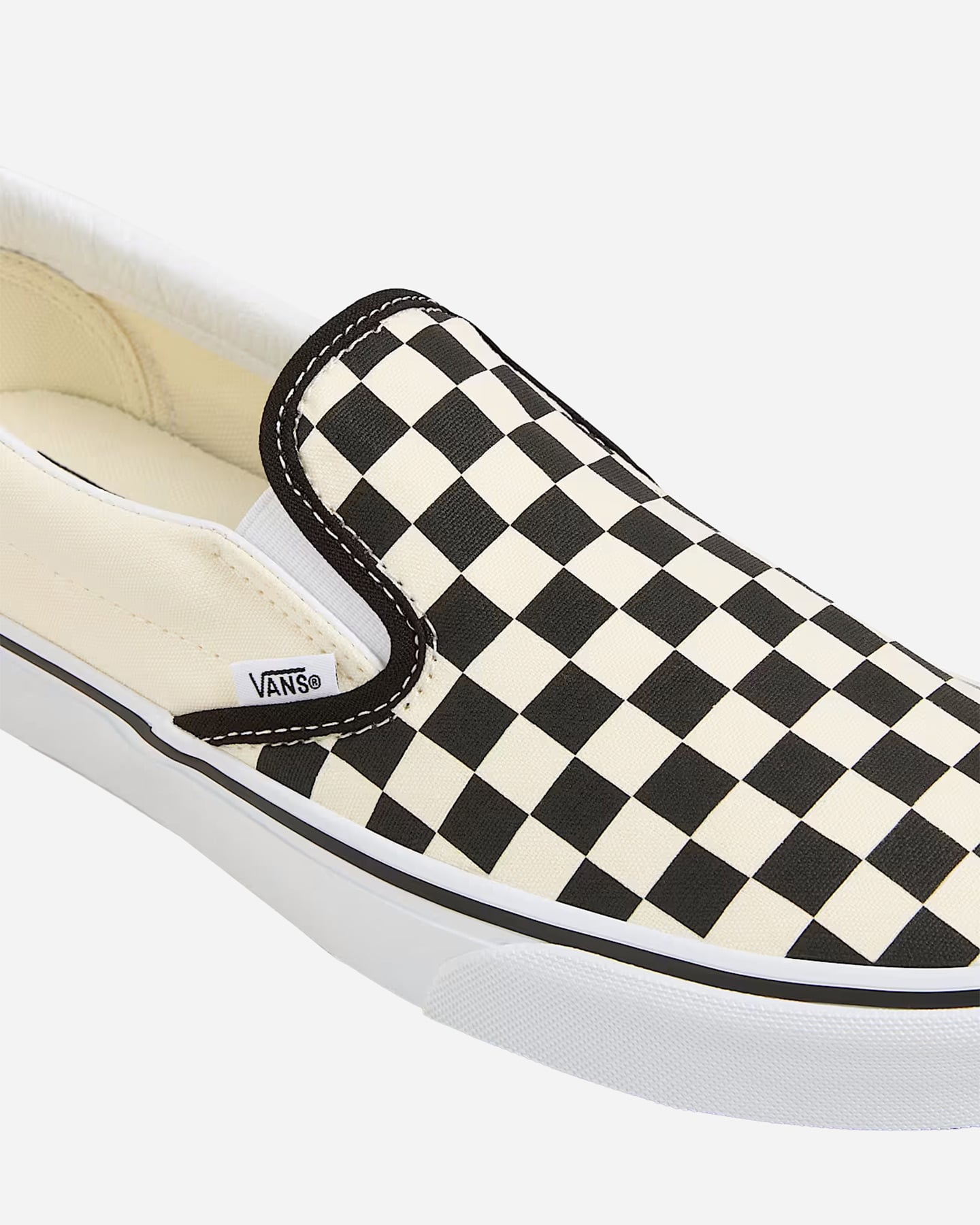 Scarpe sneakers VANS SLIP ON CHECKERBOARD M - Nero - 5 | Cisalfa Sport