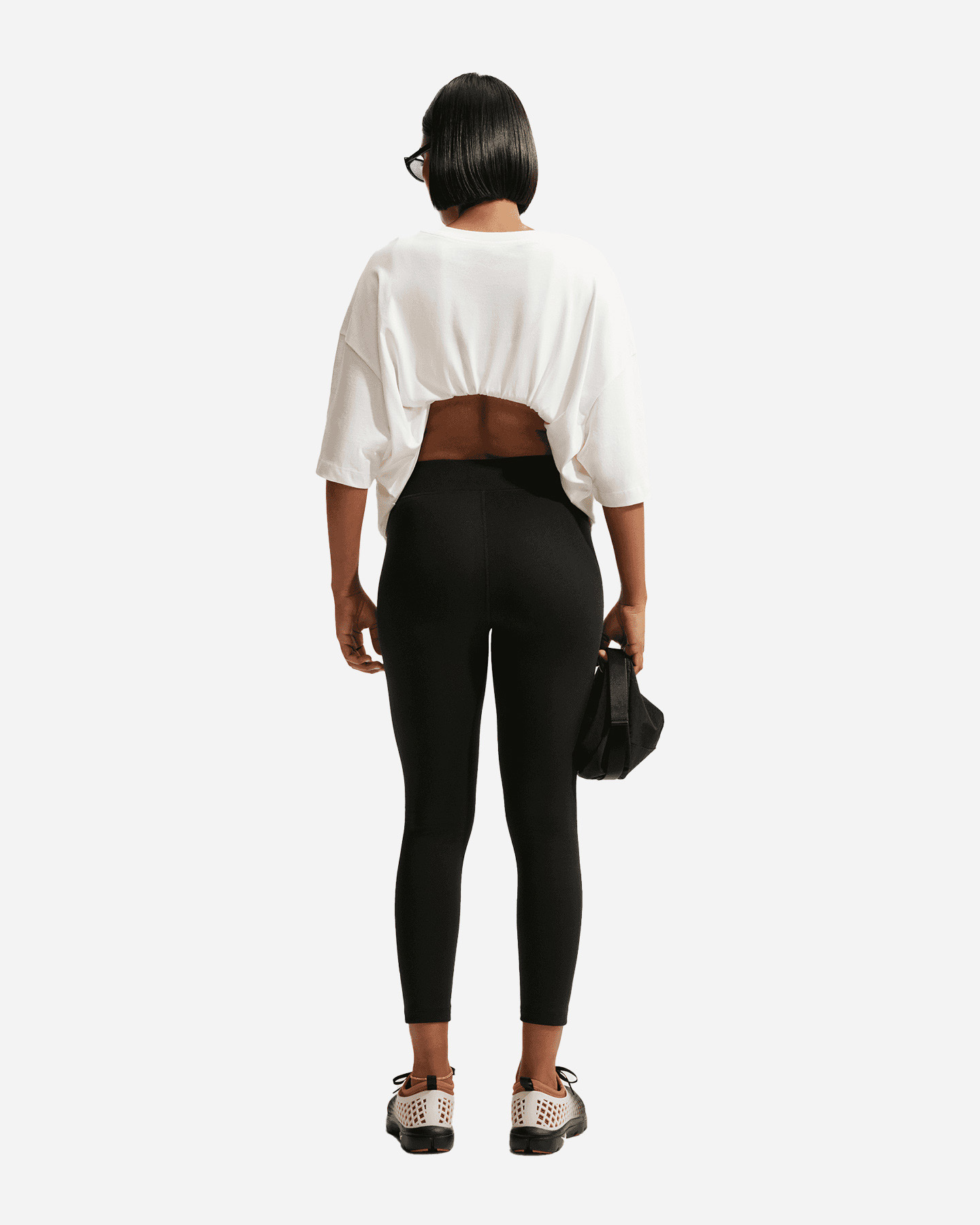 Leggings NIKE STRETCH SMALL LOGO W - Nero - 2 | Cisalfa Sport