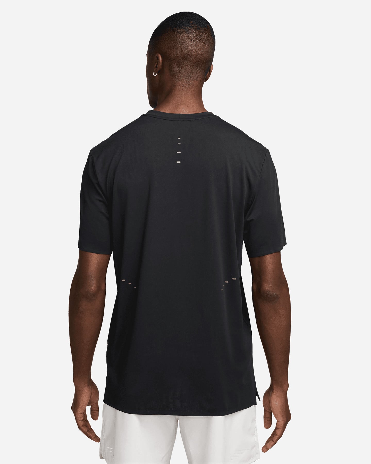 T-shirt running NIKE RUN PINNACLE M - Nero - 1 | Cisalfa Sport