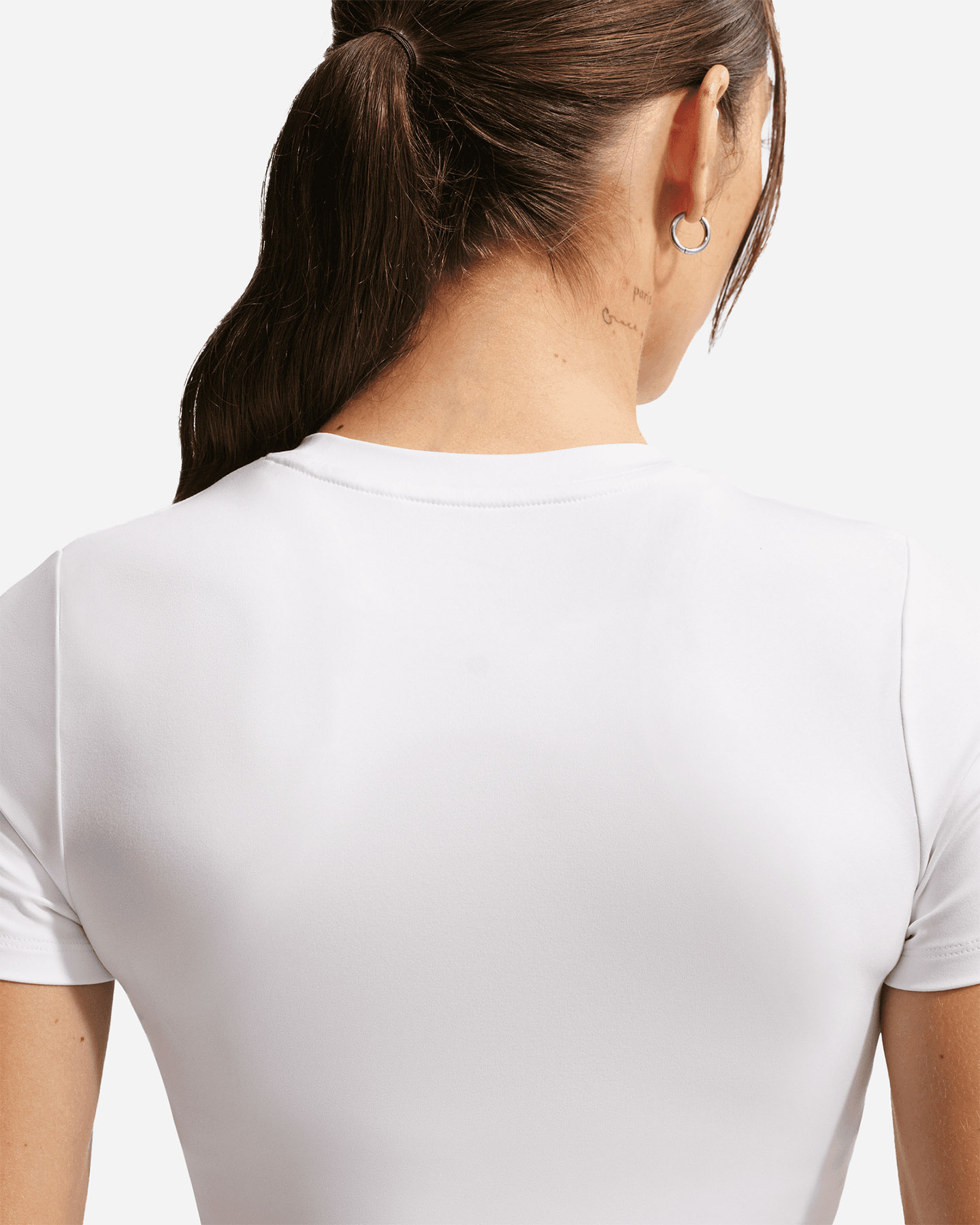 T-shirt training NIKE ONE FIT W - Bianco - 4 | Cisalfa Sport