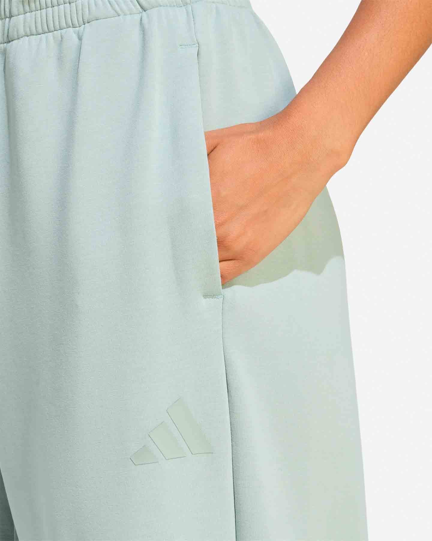 Pantalone ADIDAS SOFT LUX STRAIGHT W - Azzurro - 4 | Cisalfa Sport