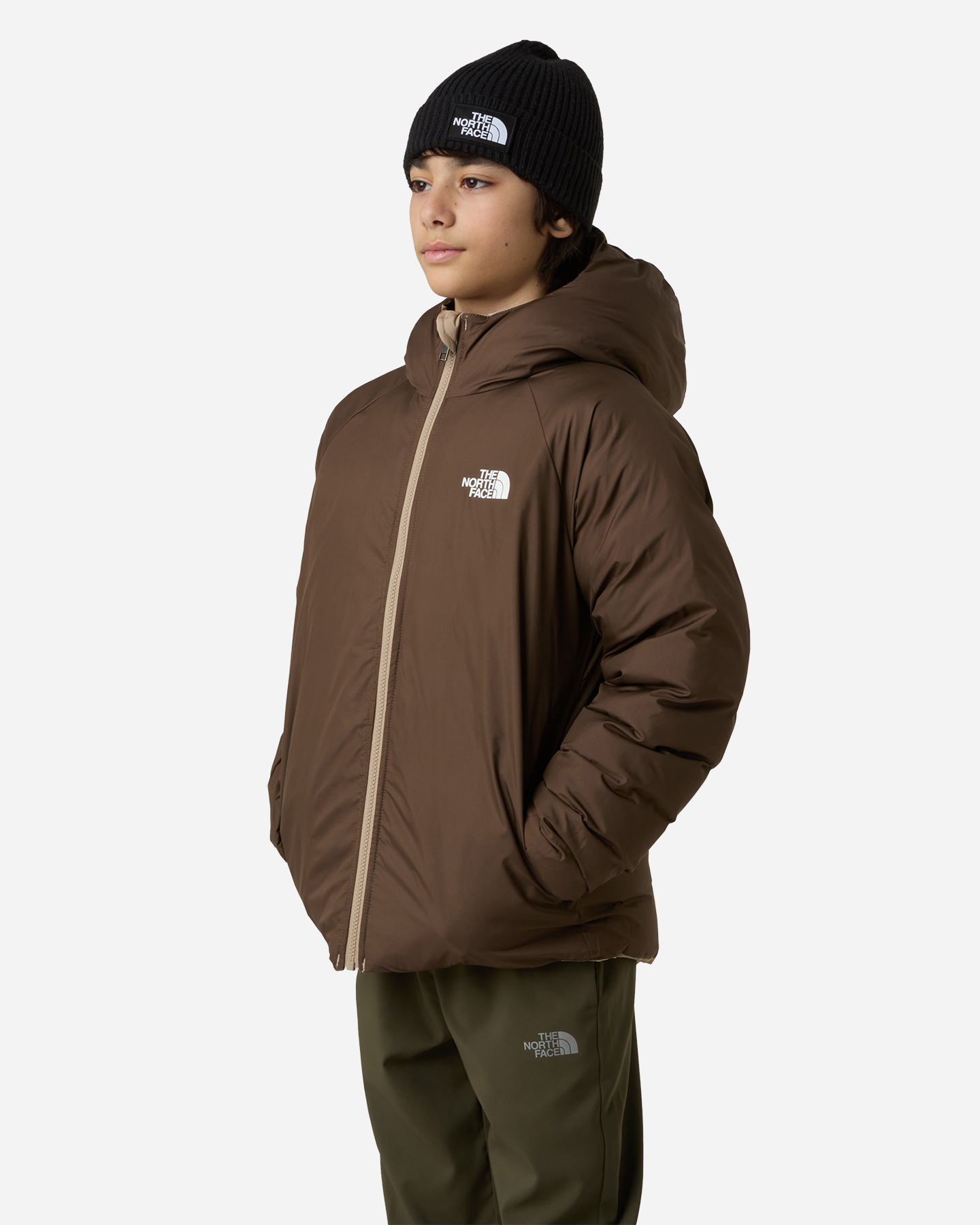 Giubbotto THE NORTH FACE PERRITO REVERS JR - Grigio - 4 | Cisalfa Sport