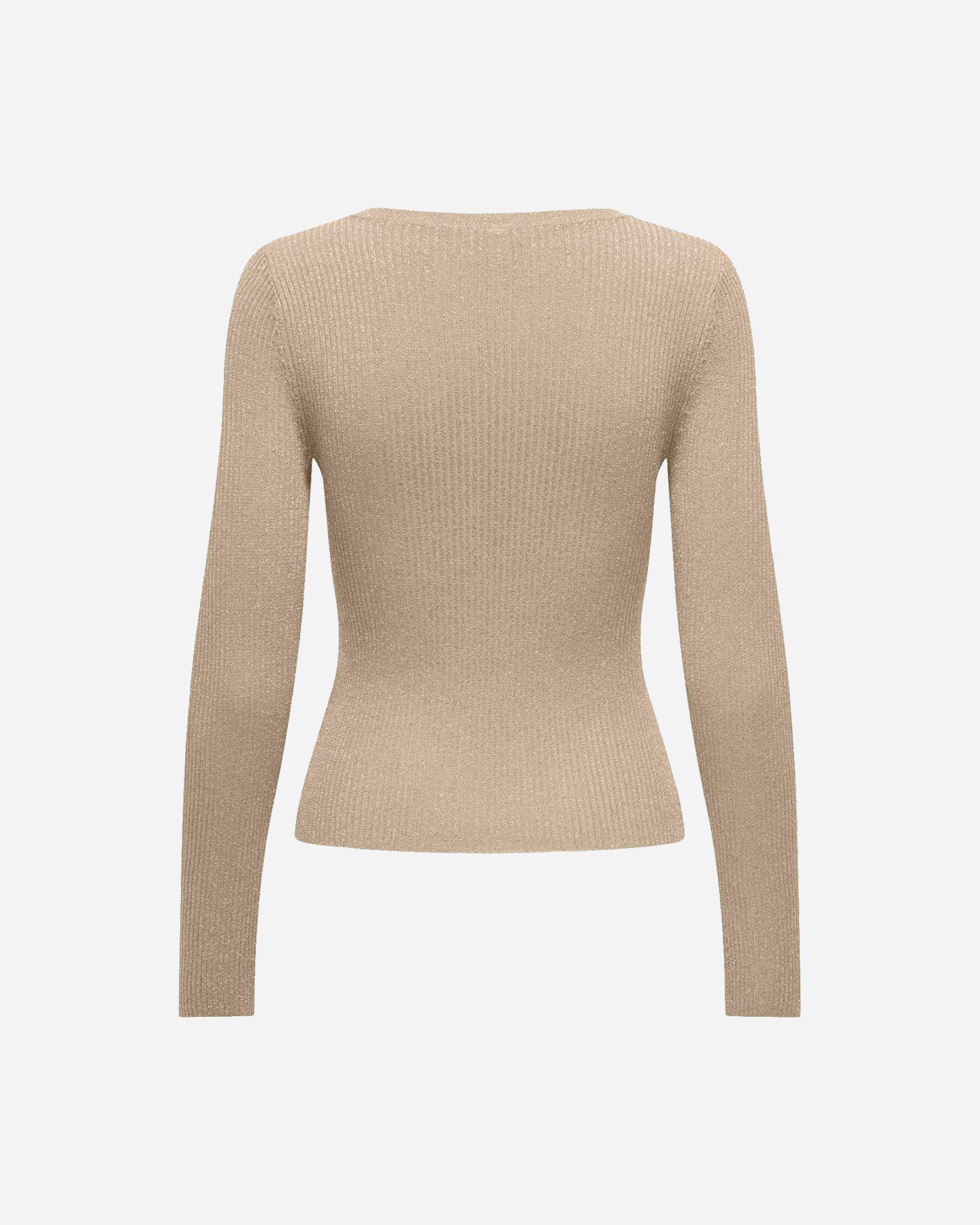Maglione ONLY MILLE GLITTER BUTTON W - Beige - 1 | Cisalfa Sport