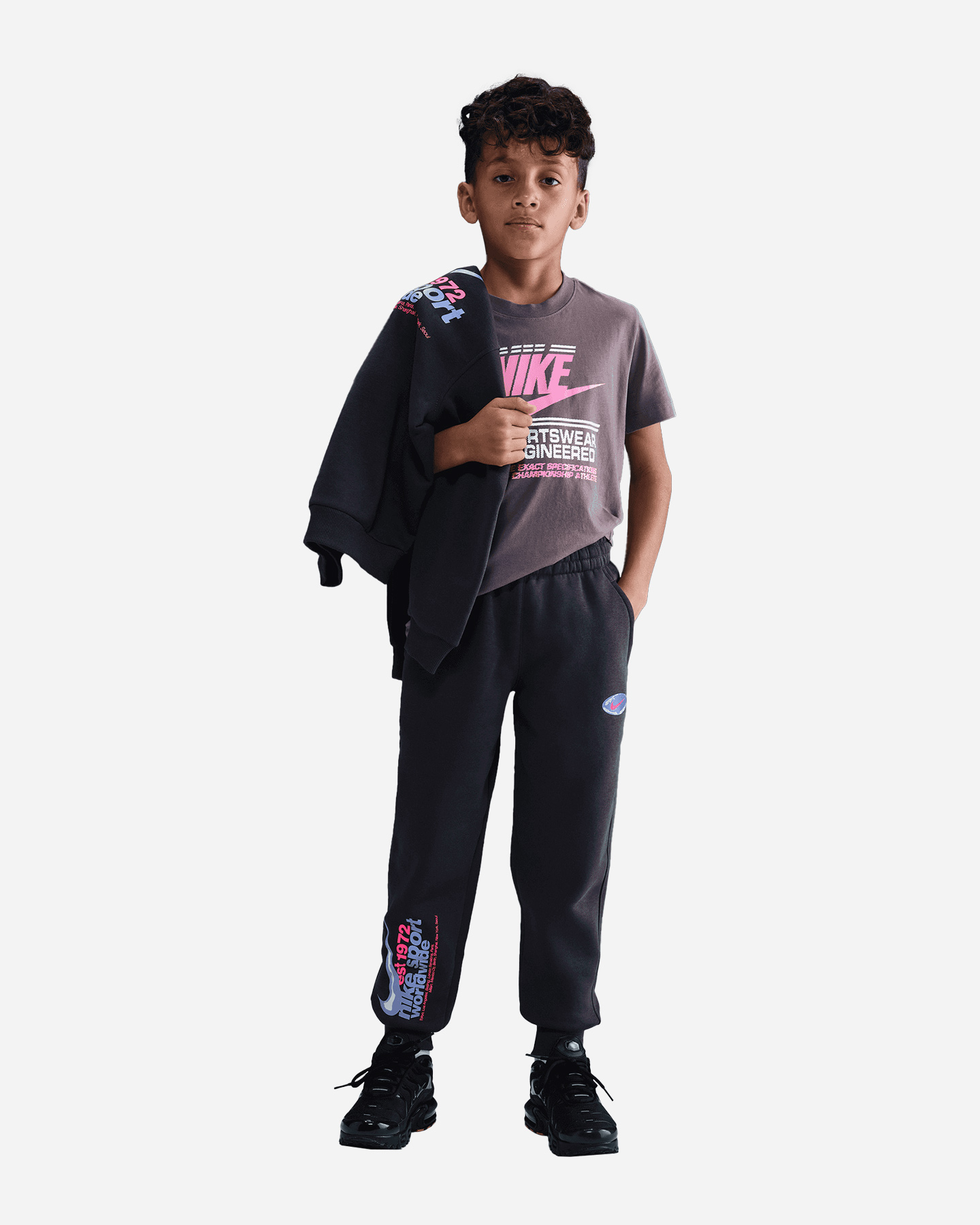 Pantalone NIKE 1972 CAVE JR - Viola - 1 | Cisalfa Sport