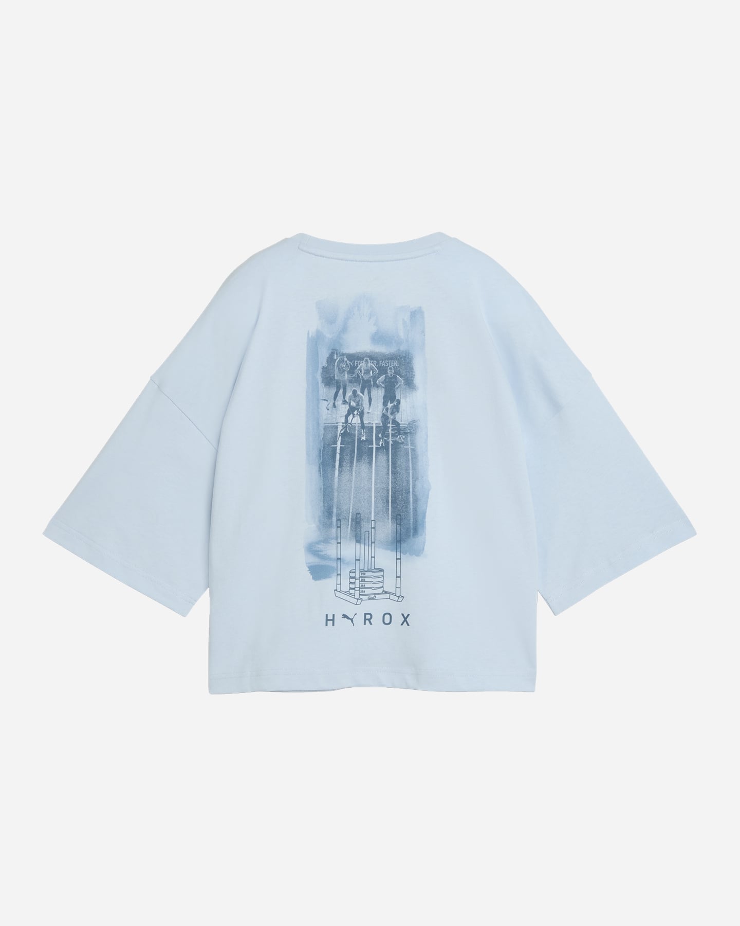 T-shirt training PUMA HYROX GRAPHIC W - Azzurro - 1 | Cisalfa Sport