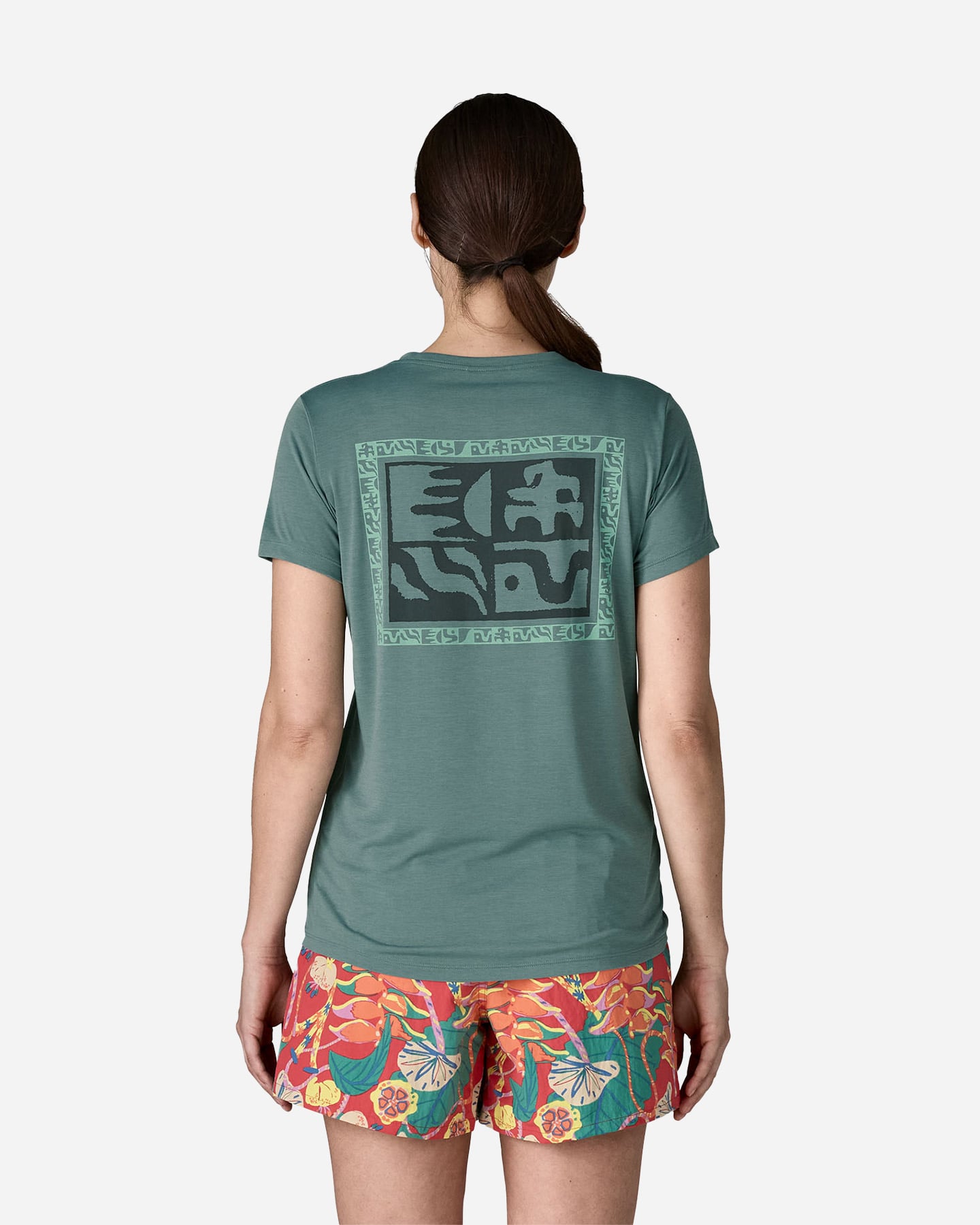 T-shirt PATAGONIA CAPILENE COOL DAILY RAYS W - Blu - 3 | Cisalfa Sport