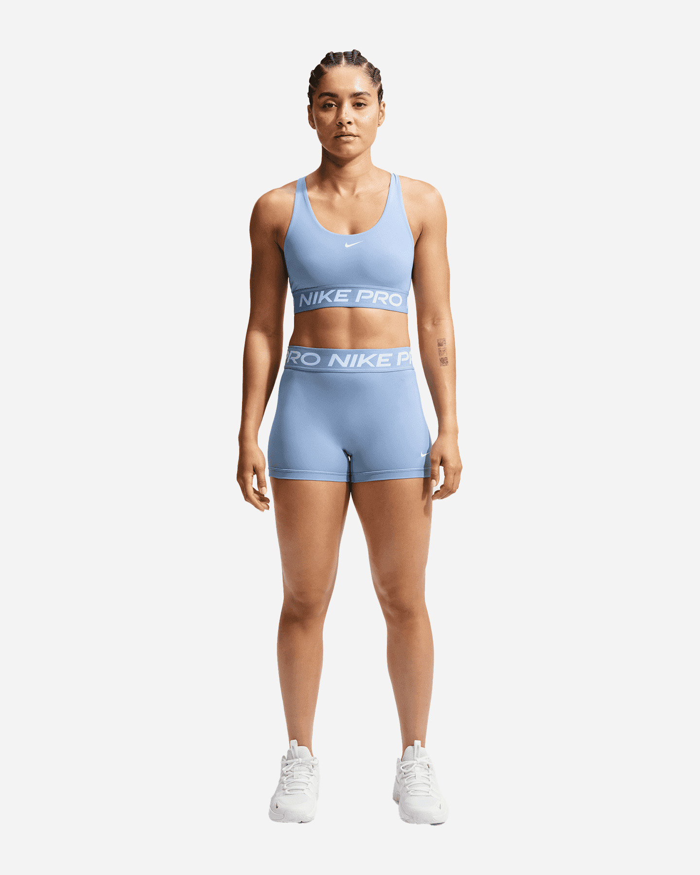 Bra training NIKE PRO ELASTIC LS W - Azzurro - 1 | Cisalfa Sport