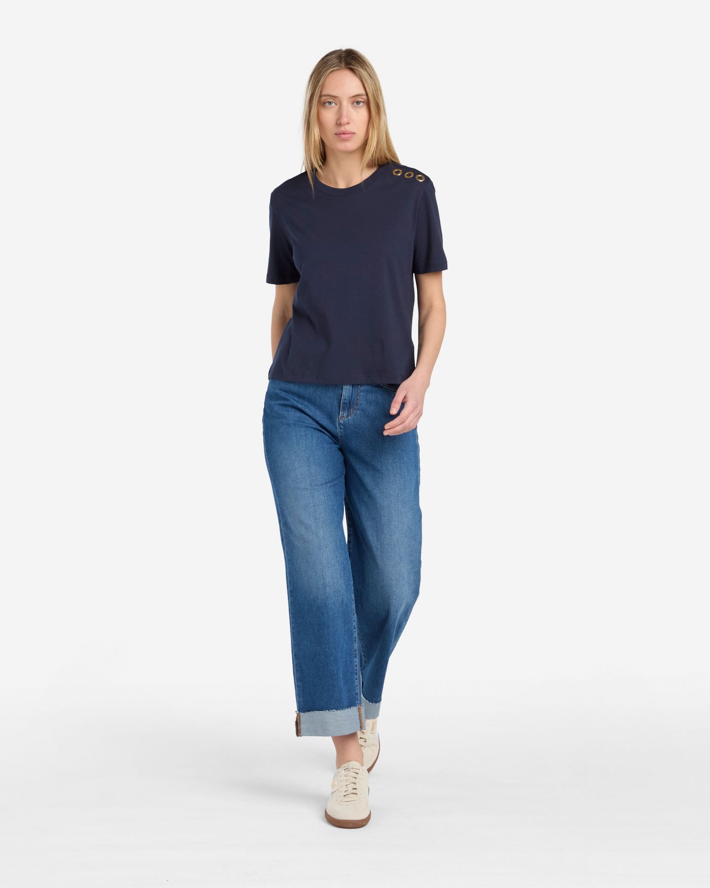 T-shirt DACK'S ESSENTIAL W - Blu - 2 | Cisalfa Sport