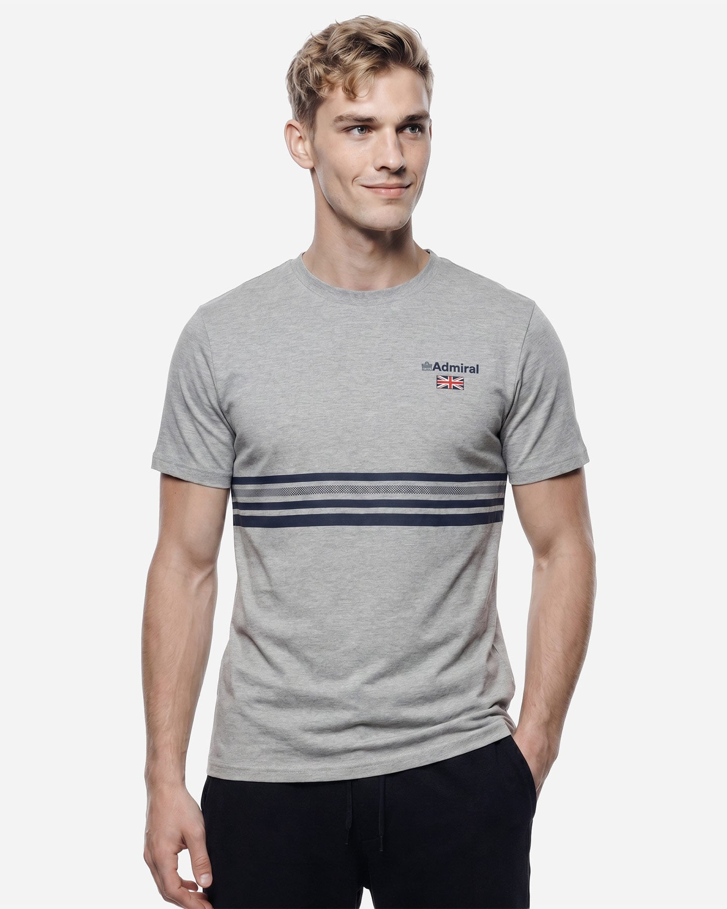 T-shirt ADMIRAL ESSENTIAL COLLEGE M - Grigio - 2 | Cisalfa Sport