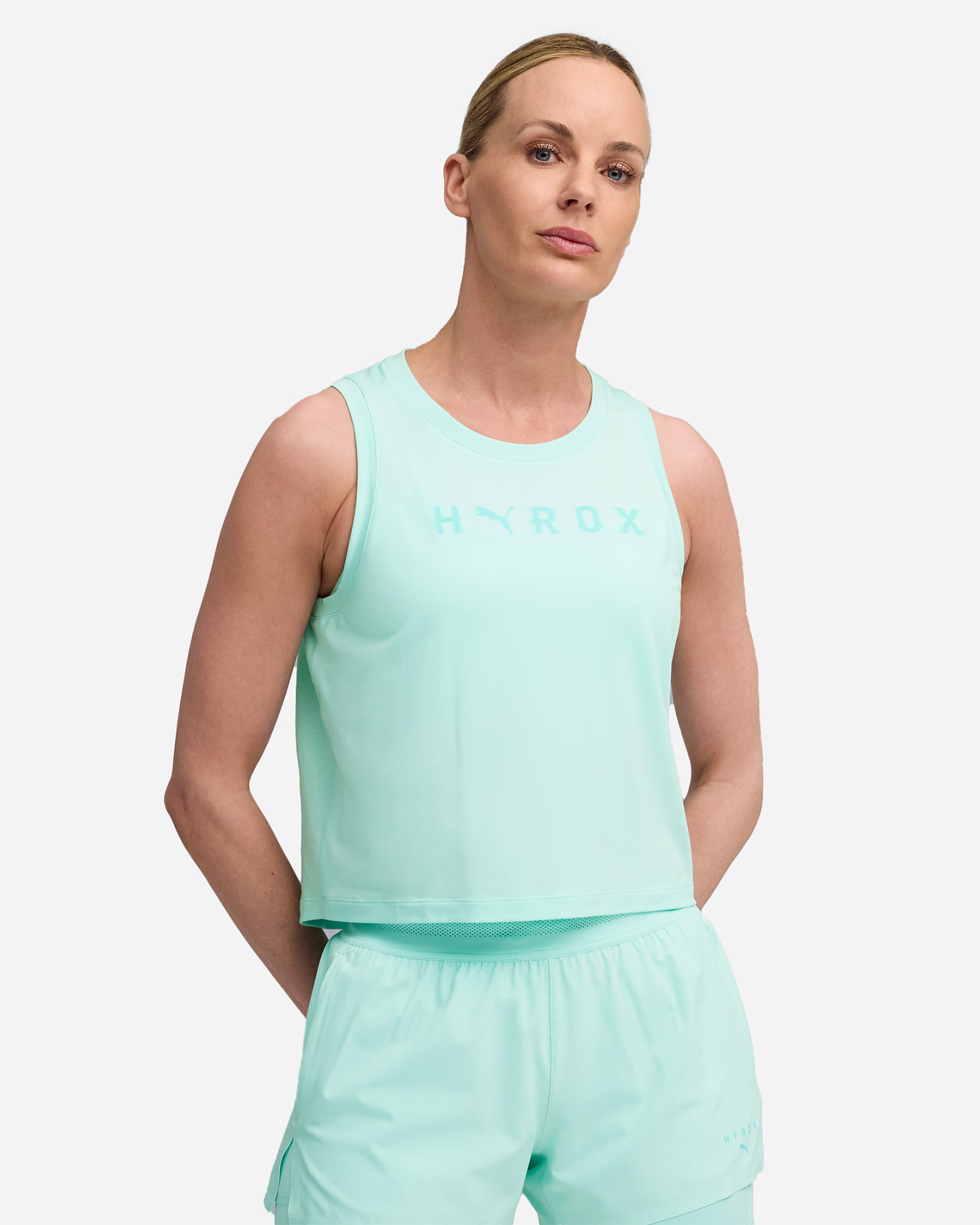 Canotta training PUMA HYROX CLOUDSPUN THERMOADAPT W - Azzurro - 2 | Cisalfa Sport