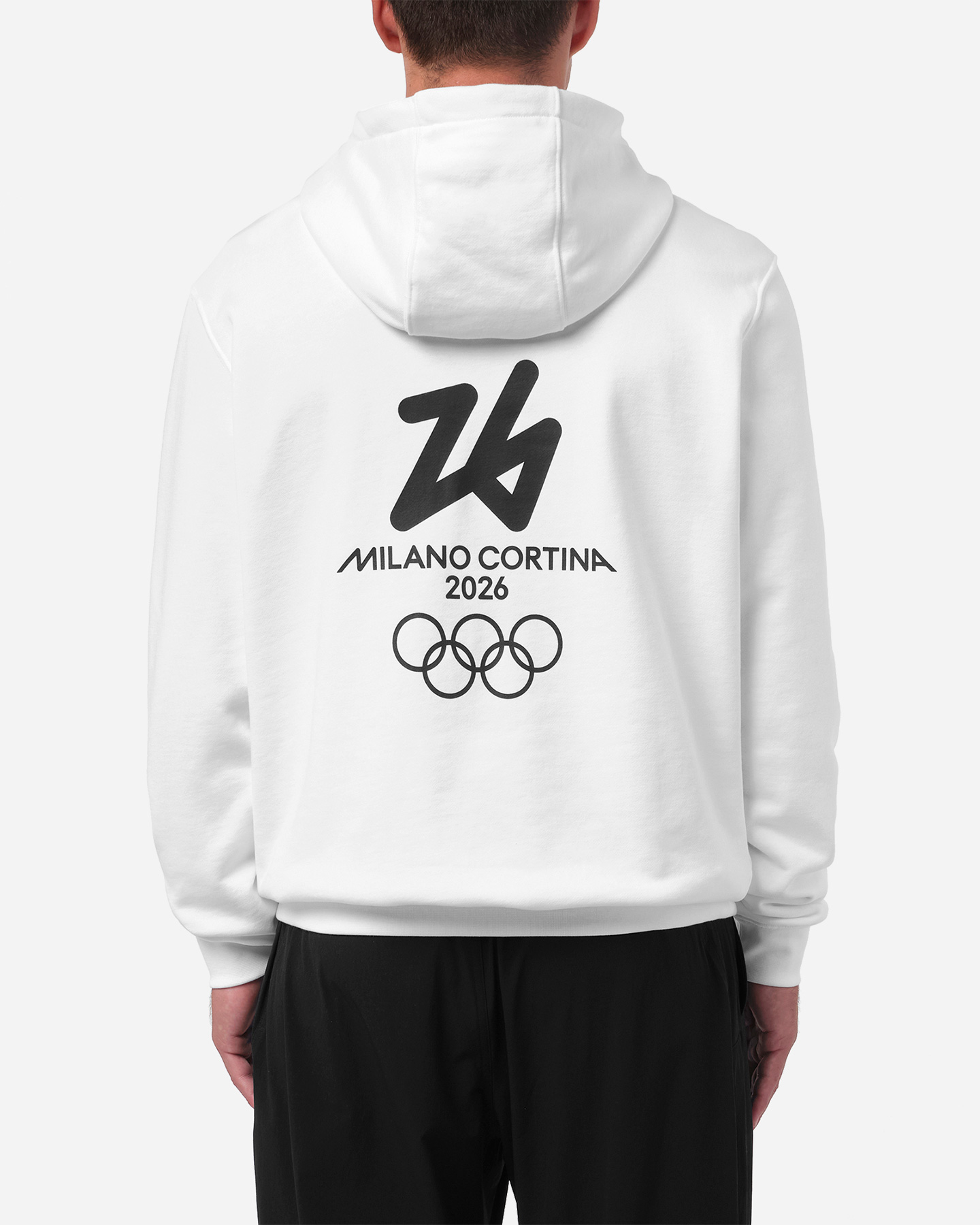 Felpa SALOMON MILANO CORTINA 2026 OLYMPIC ICON M - Bianco - 3 | Cisalfa Sport