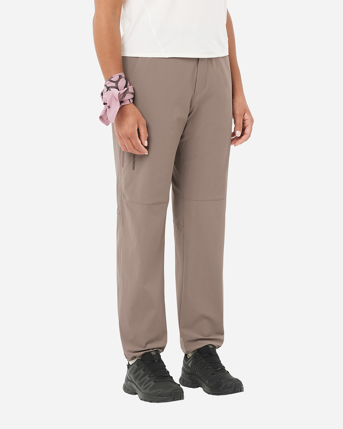 Pantalone outdoor SALOMON WAYFARER 2.0 W - Beige - 1 | Cisalfa Sport