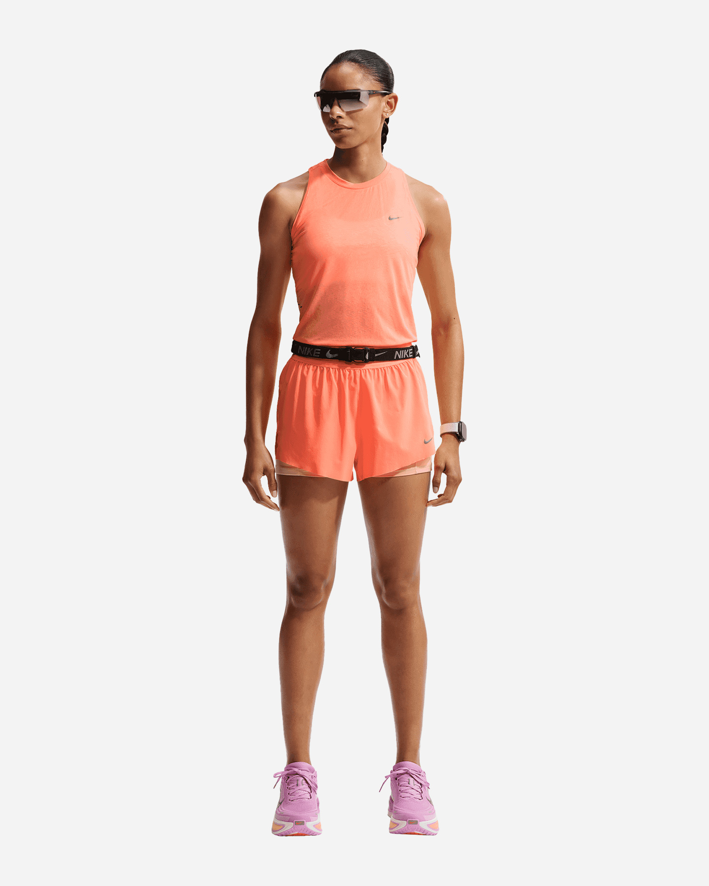 Short running NIKE SWIFT 2IN1 W - Arancione - 1 | Cisalfa Sport