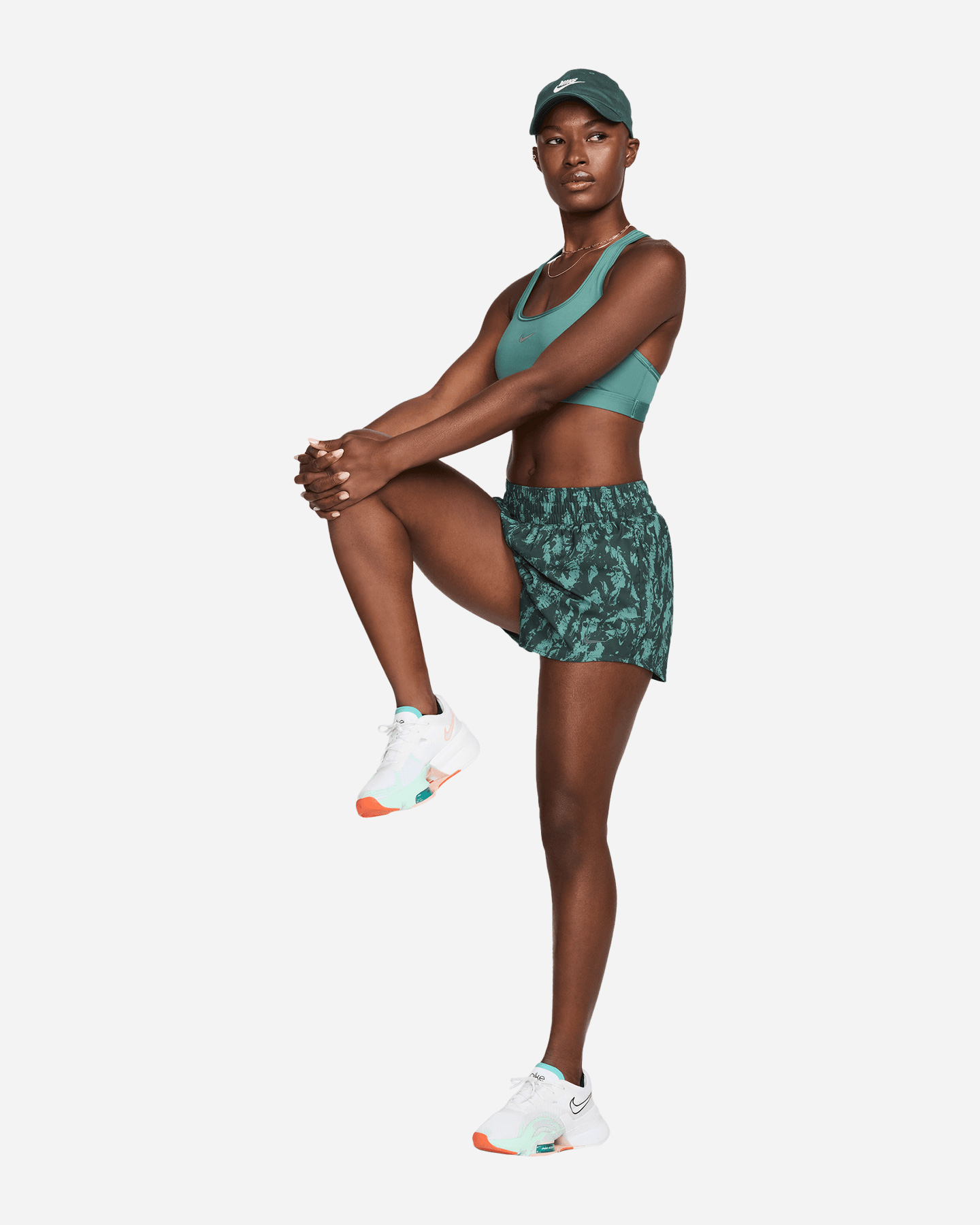 Short training NIKE ALL OVER PRINTED 3IN W - Verde - 3 | Cisalfa Sport