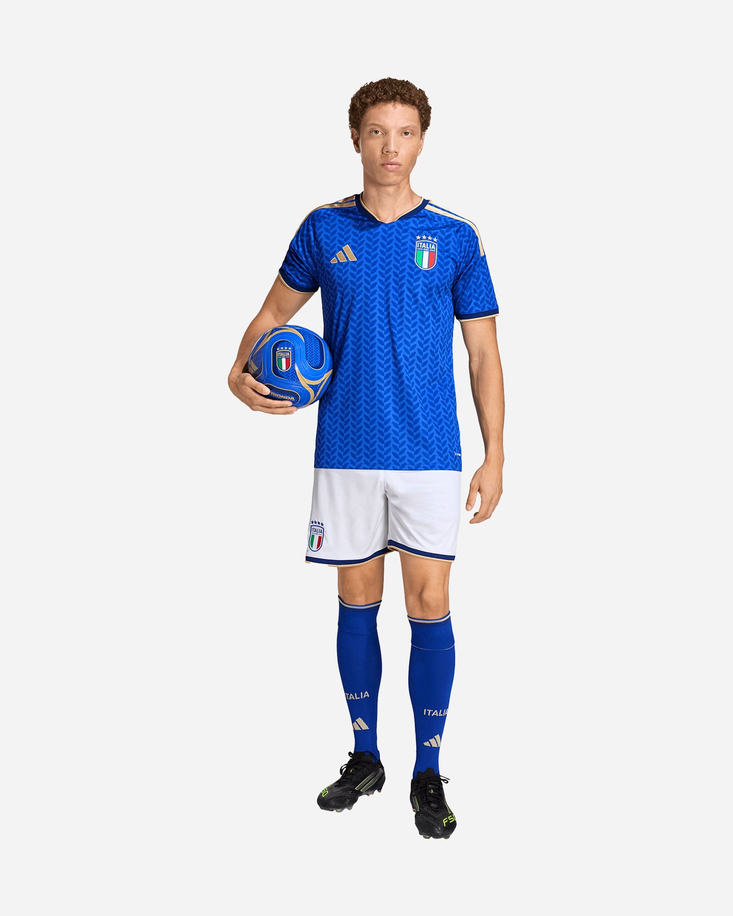 Pantaloncini calcio ufficiali ADIDAS ITALIA FIGC HOME M - Bianco - 3 | Cisalfa Sport