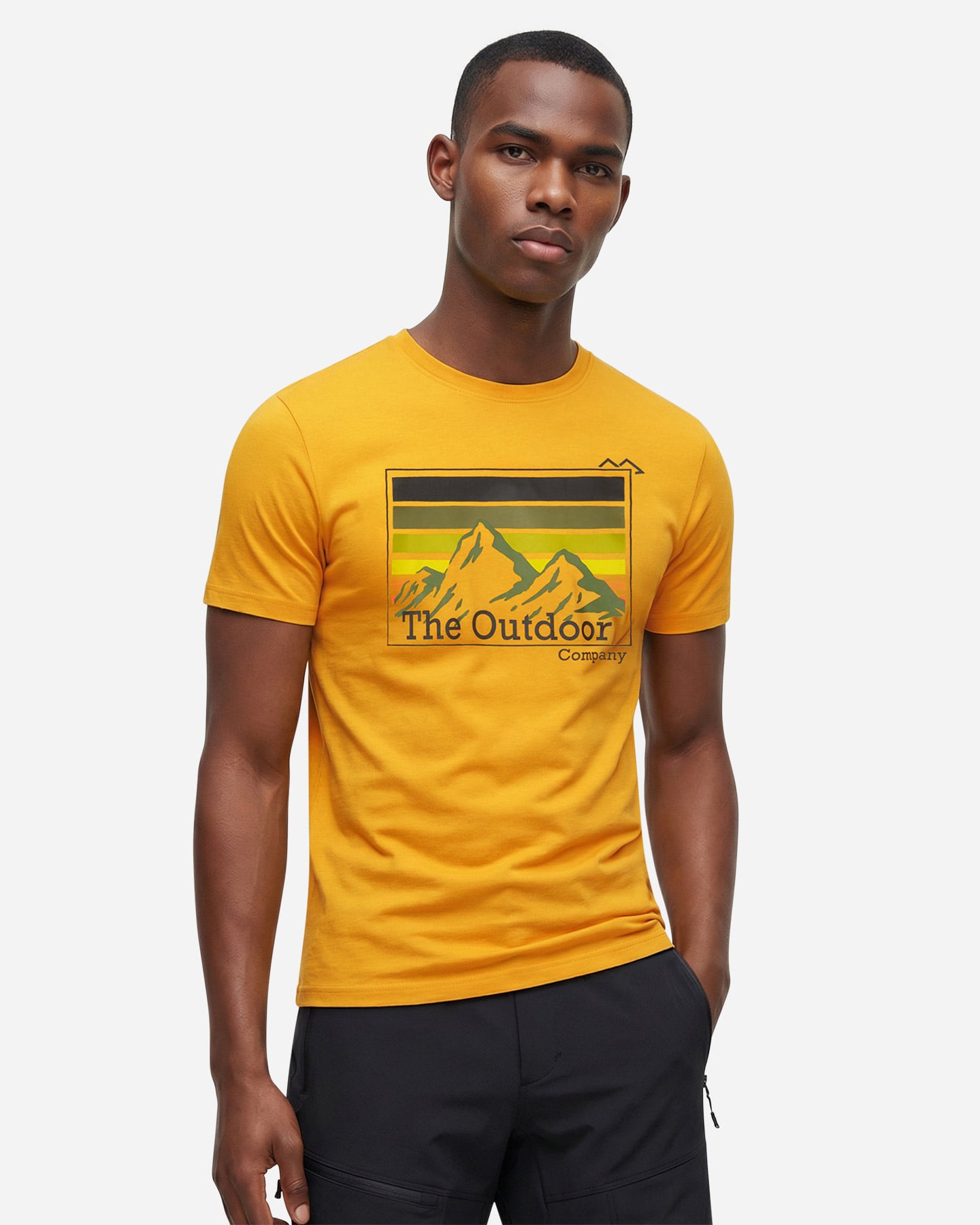 T-shirt 8848 ESSENTIAL M - Giallo - 2 | Cisalfa Sport