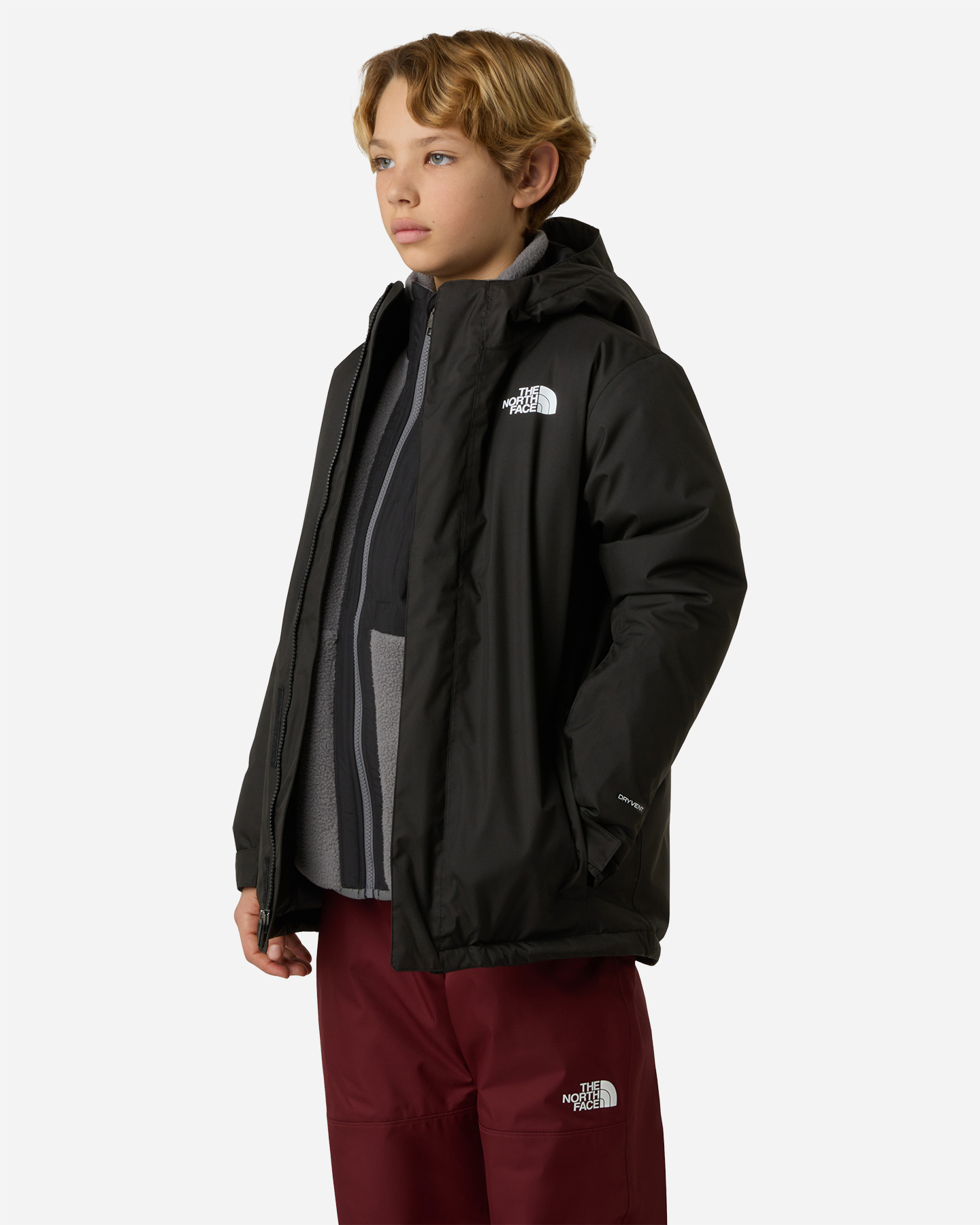 Giubbotto THE NORTH FACE SNOWQUEST JR - Nero - 3 | Cisalfa Sport