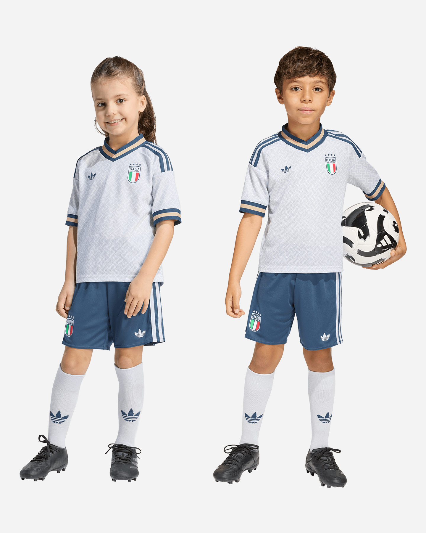 Abbigliamento calcio ufficiale ADIDAS ITALIA 26 AWAY SET JR - Color mix - 2 | Cisalfa Sport