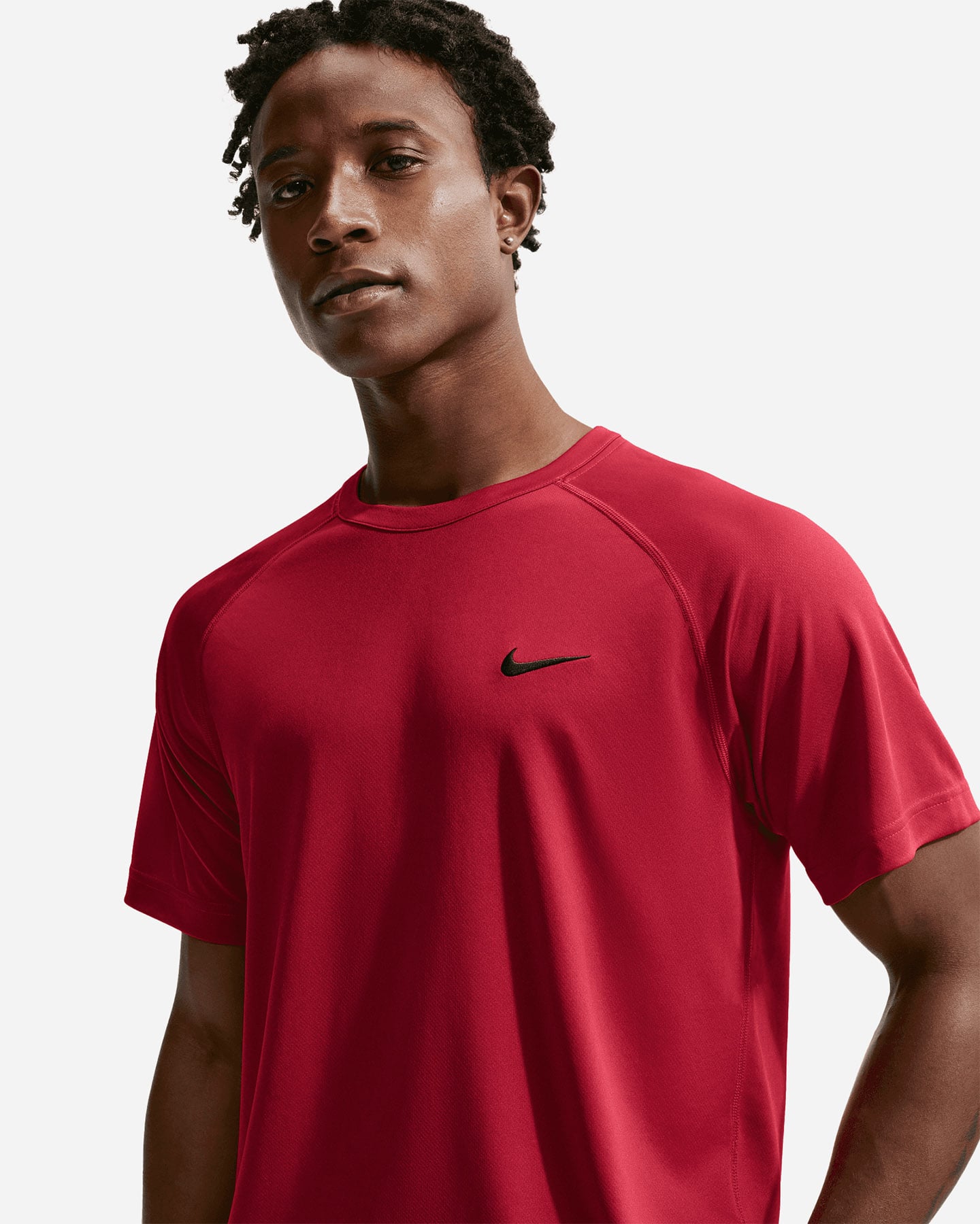 T-shirt training NIKE DRI FIT HYVERSE SMALL LOGO M - Rosso - 3 | Cisalfa Sport