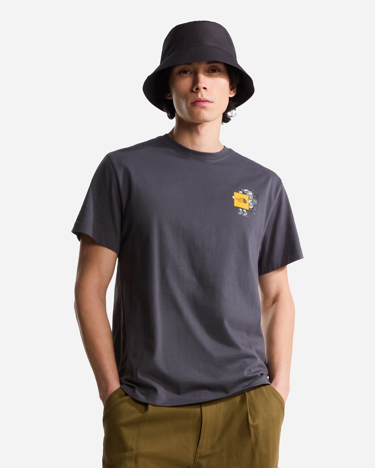 T-shirt THE NORTH FACE GEAR UP GET OUT M - Grigio - 3 | Cisalfa Sport
