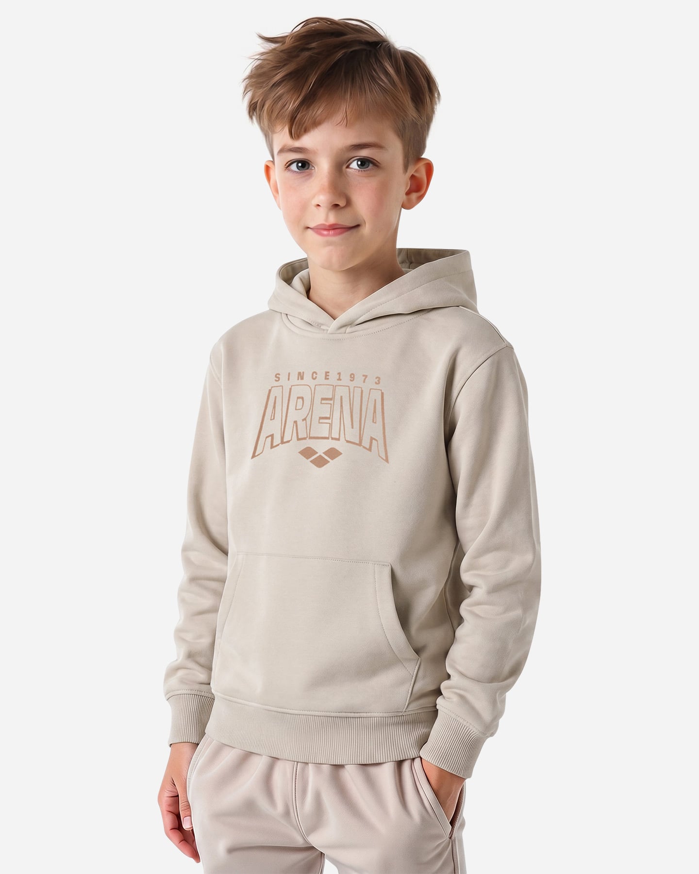 Felpa ARENA ATHLETIC ESSENTIAL JR - Bianco - 2 | Cisalfa Sport