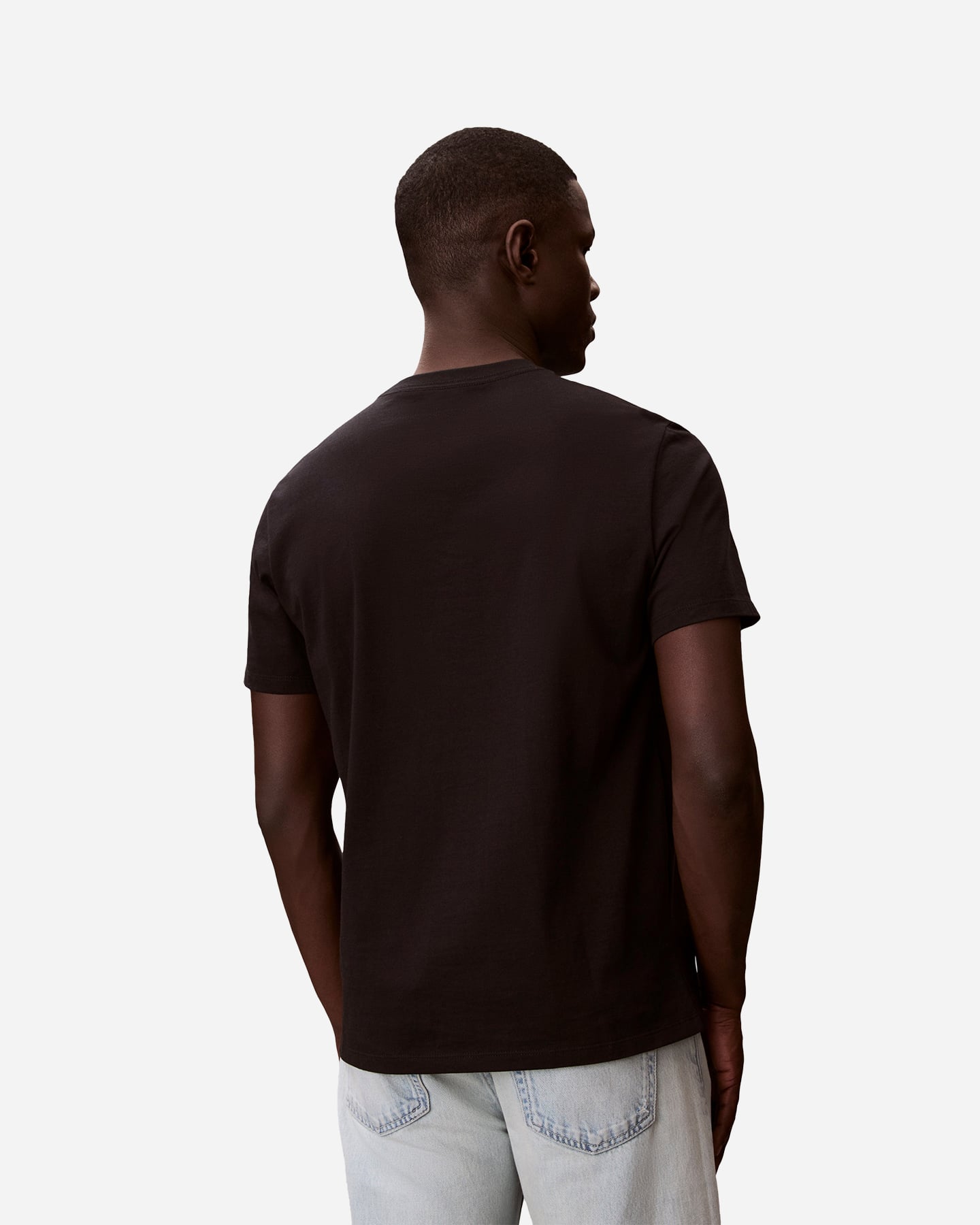 T-shirt CALVIN KLEIN JEANS MICRO MONOLOGO M - Nero - 2 | Cisalfa Sport