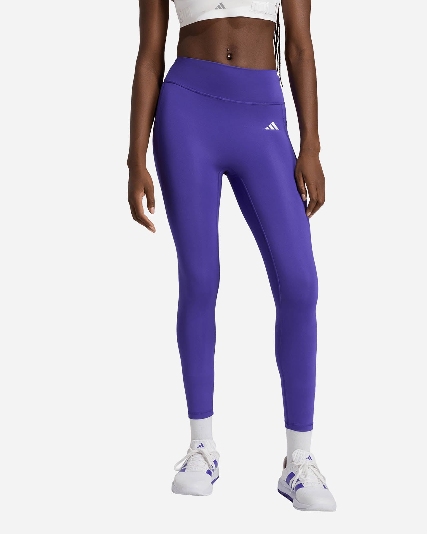 Leggings ADIDAS OPTIME ESSENTIALS W - Viola - 1 | Cisalfa Sport
