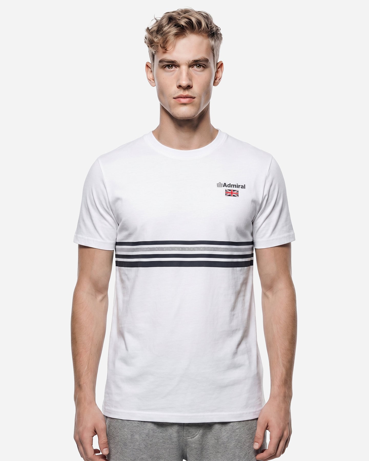 T-shirt ADMIRAL ESSENTIAL COLLEGE M - Bianco - 2 | Cisalfa Sport