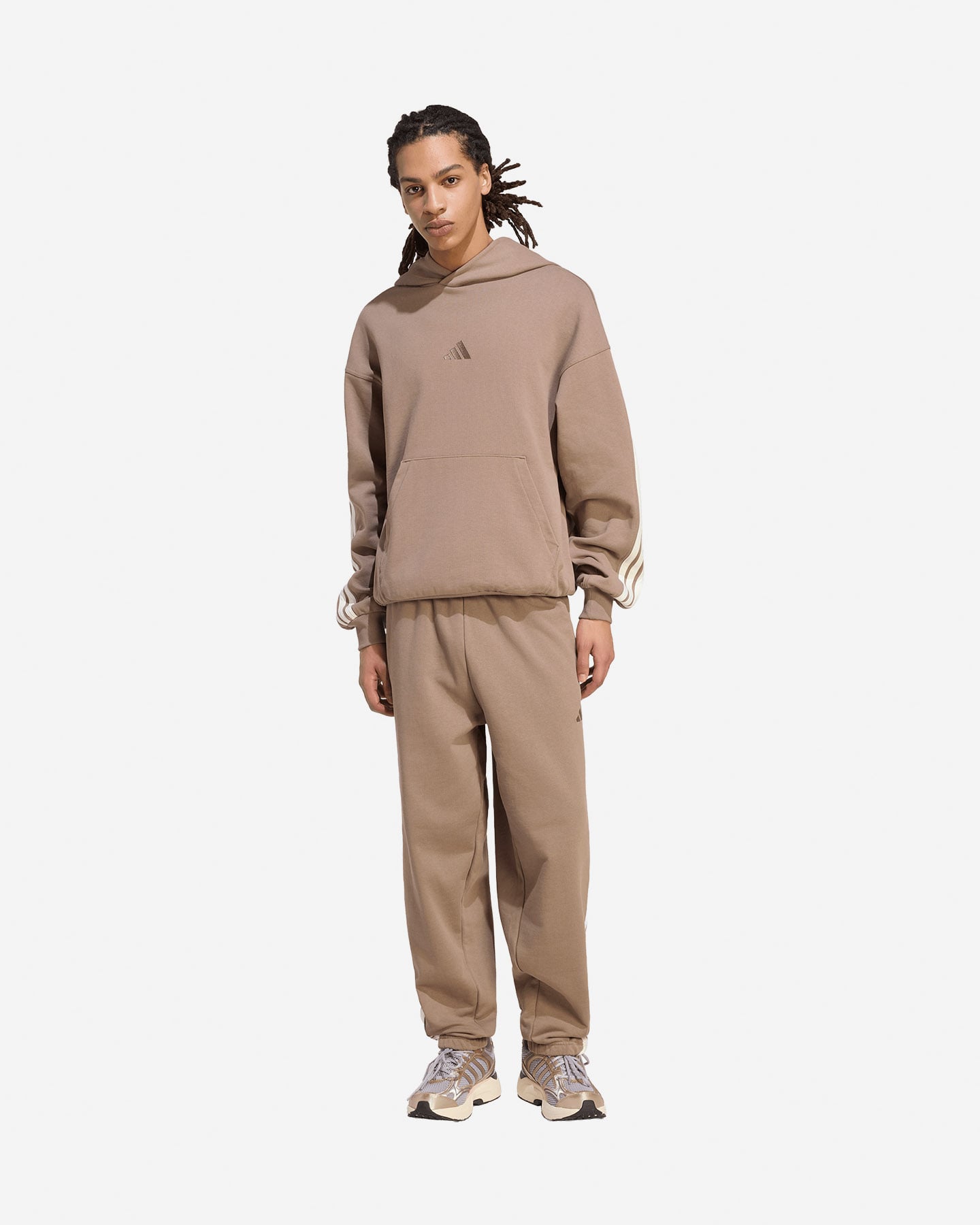 Felpa ADIDAS KIT 3STRIPES M - Beige - 2 | Cisalfa Sport