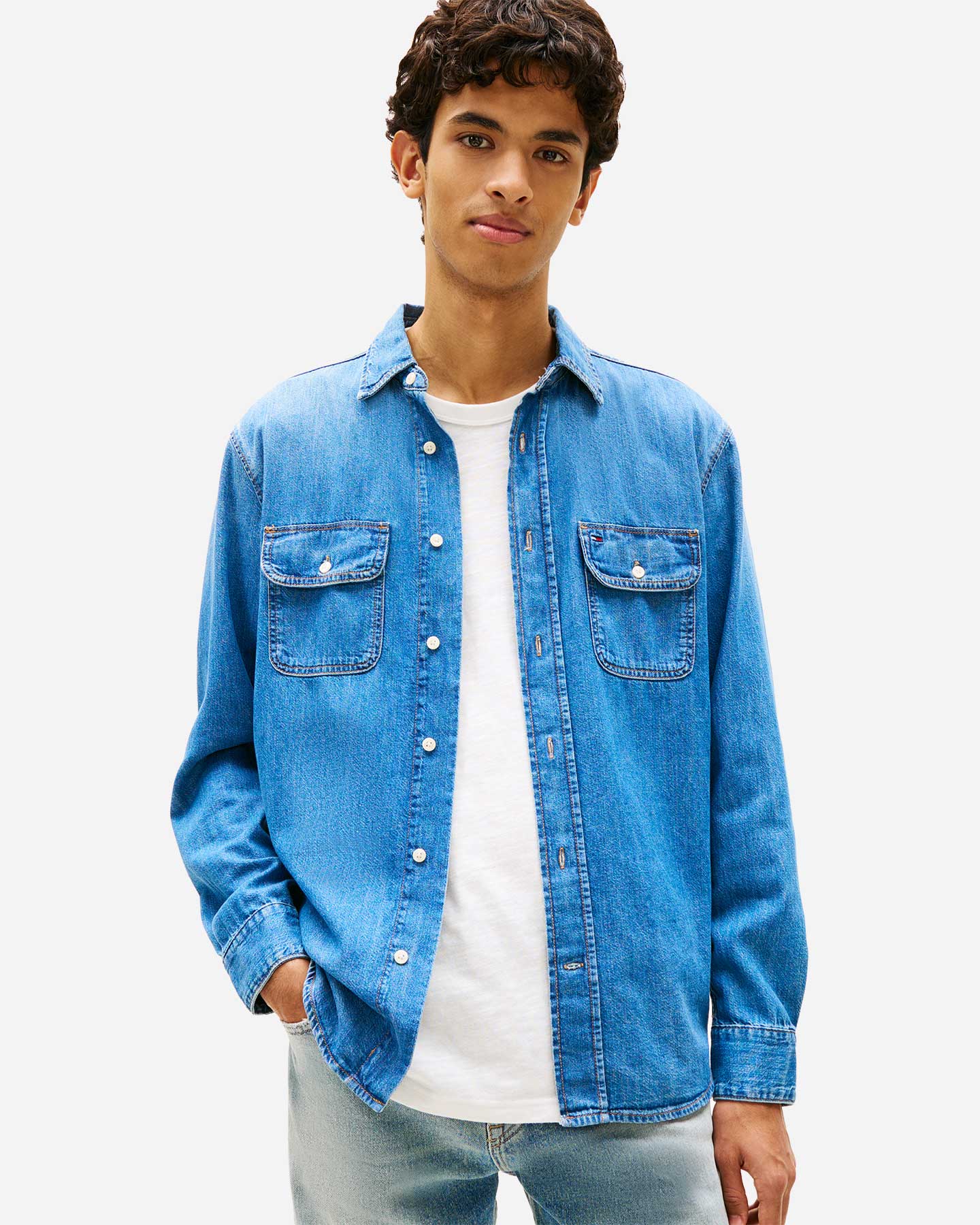Camicia TOMMY HILFIGER RELAXED DENIM M - Denim - 1 | Cisalfa Sport