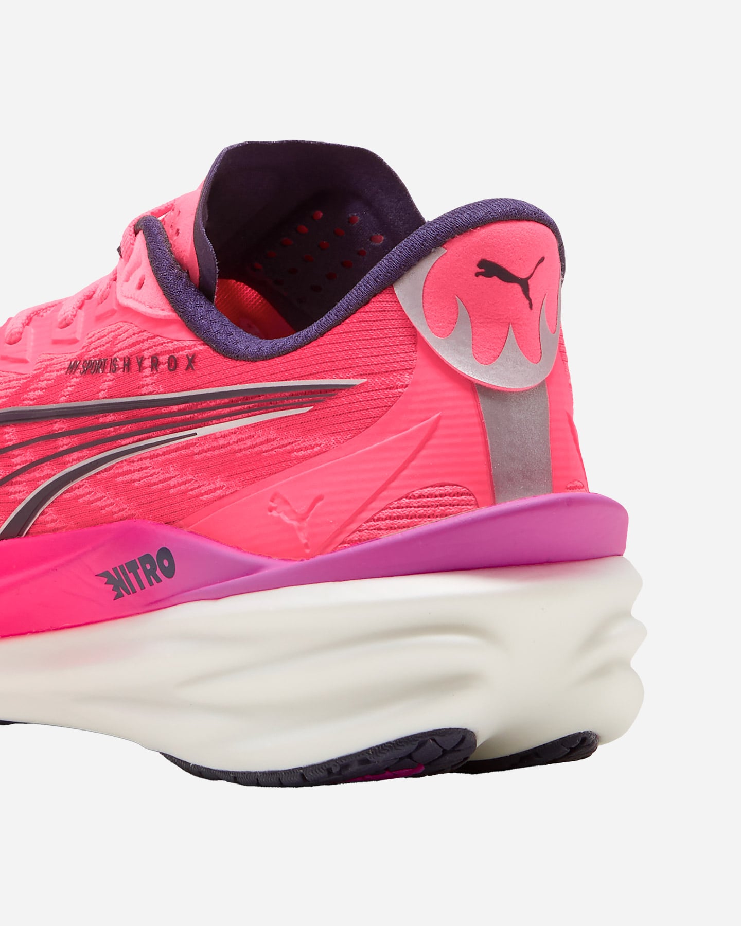 Scarpe running PUMA DEVIATE NITRO 4 X HYROX M - Bianco - 5 | Cisalfa Sport