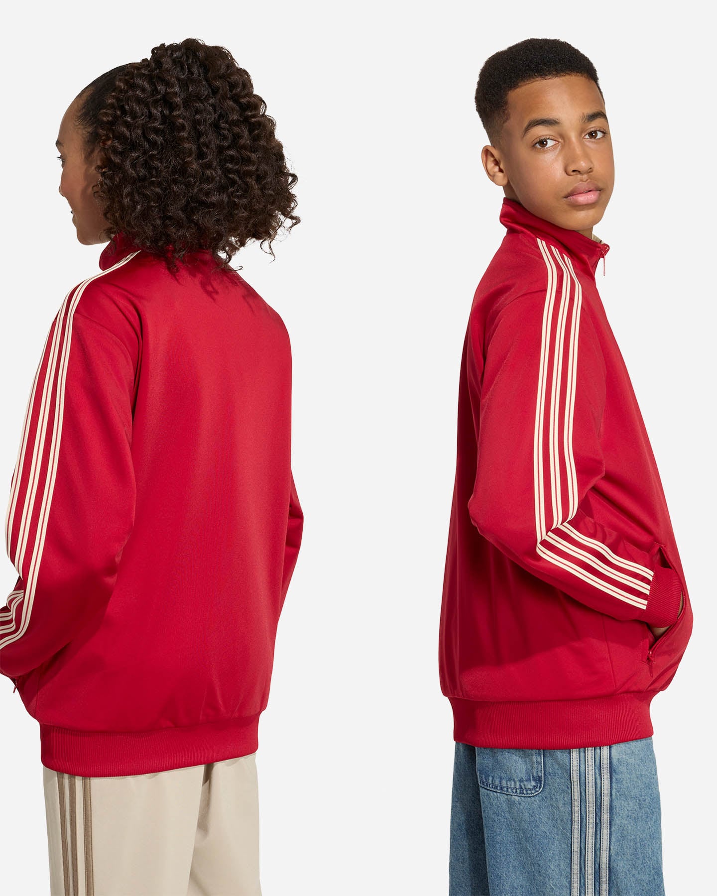 Felpa ADIDAS FIREBIRD JR - Rosso - 3 | Cisalfa Sport