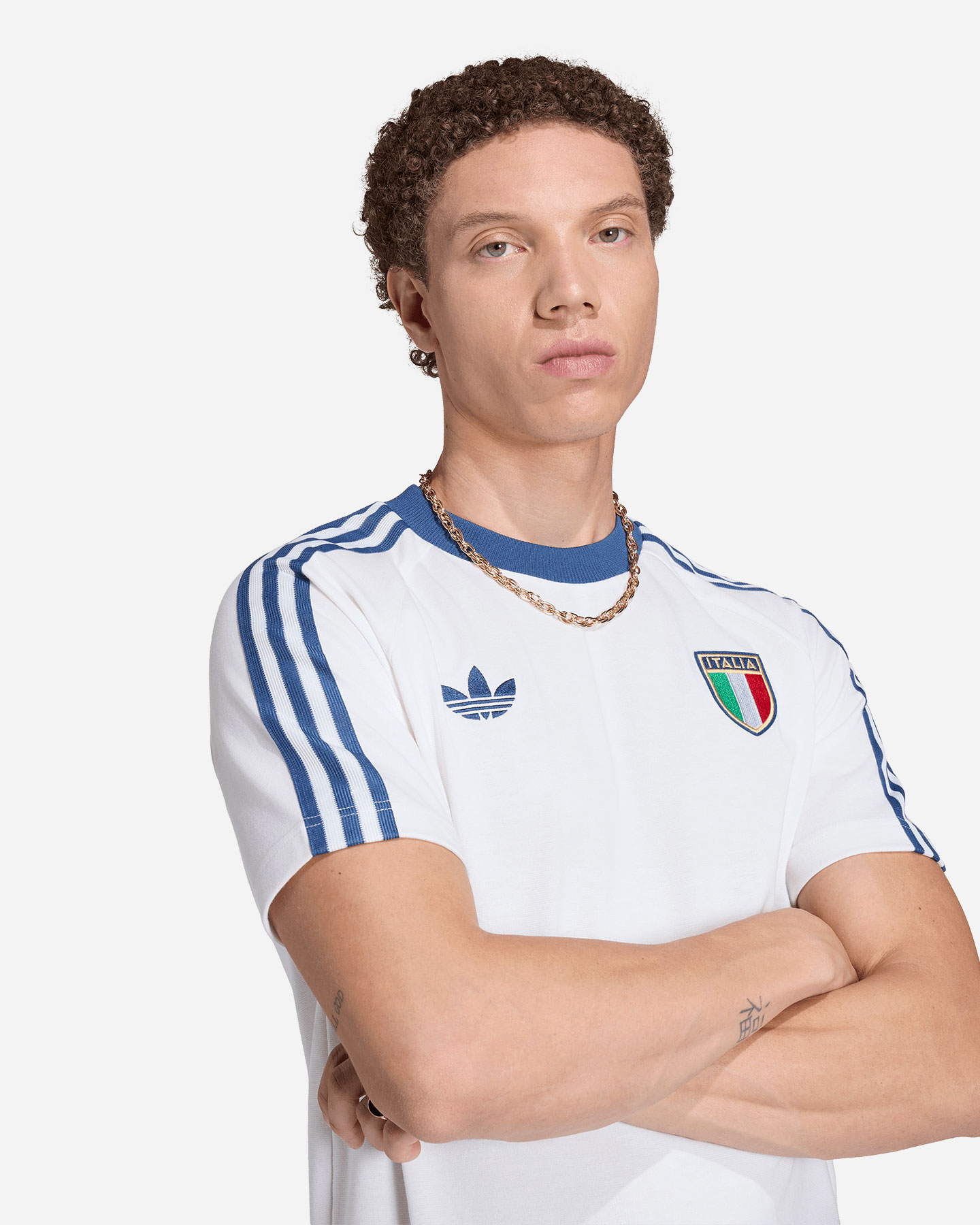 T-shirt ADIDAS ITALIA ORIGINALS M - Bianco - 3 | Cisalfa Sport
