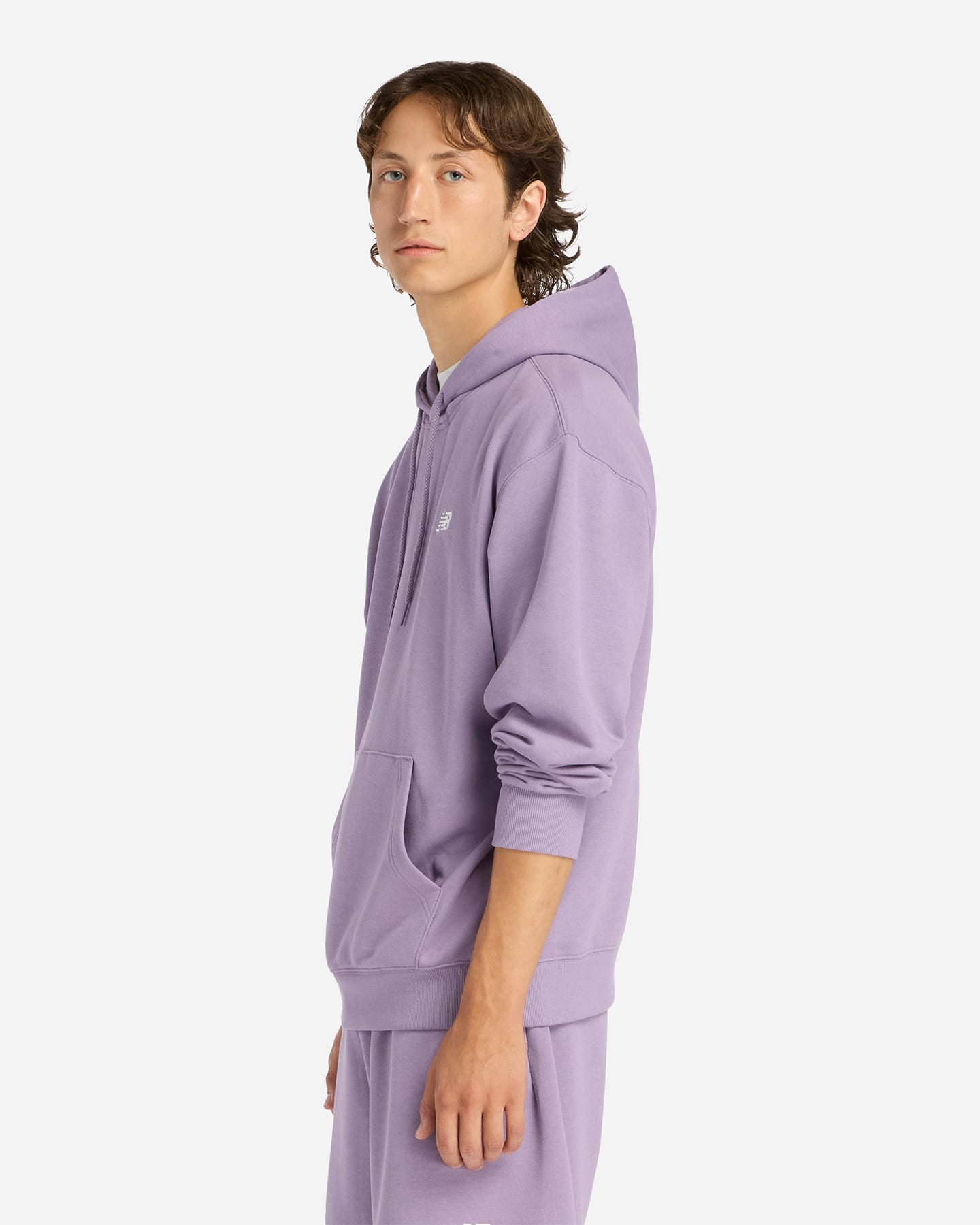 Felpa NEW BALANCE ESSENTIAL SMALL LOGO M - Viola - 1 | Cisalfa Sport