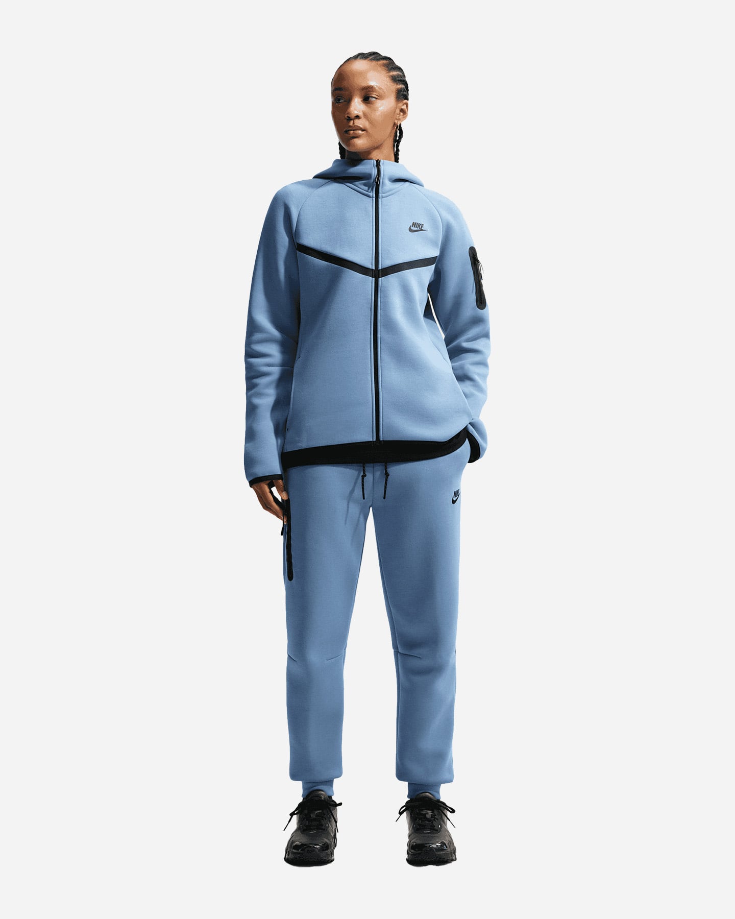 Felpa NIKE TECH FLEECE W - Azzurro - 1 | Cisalfa Sport