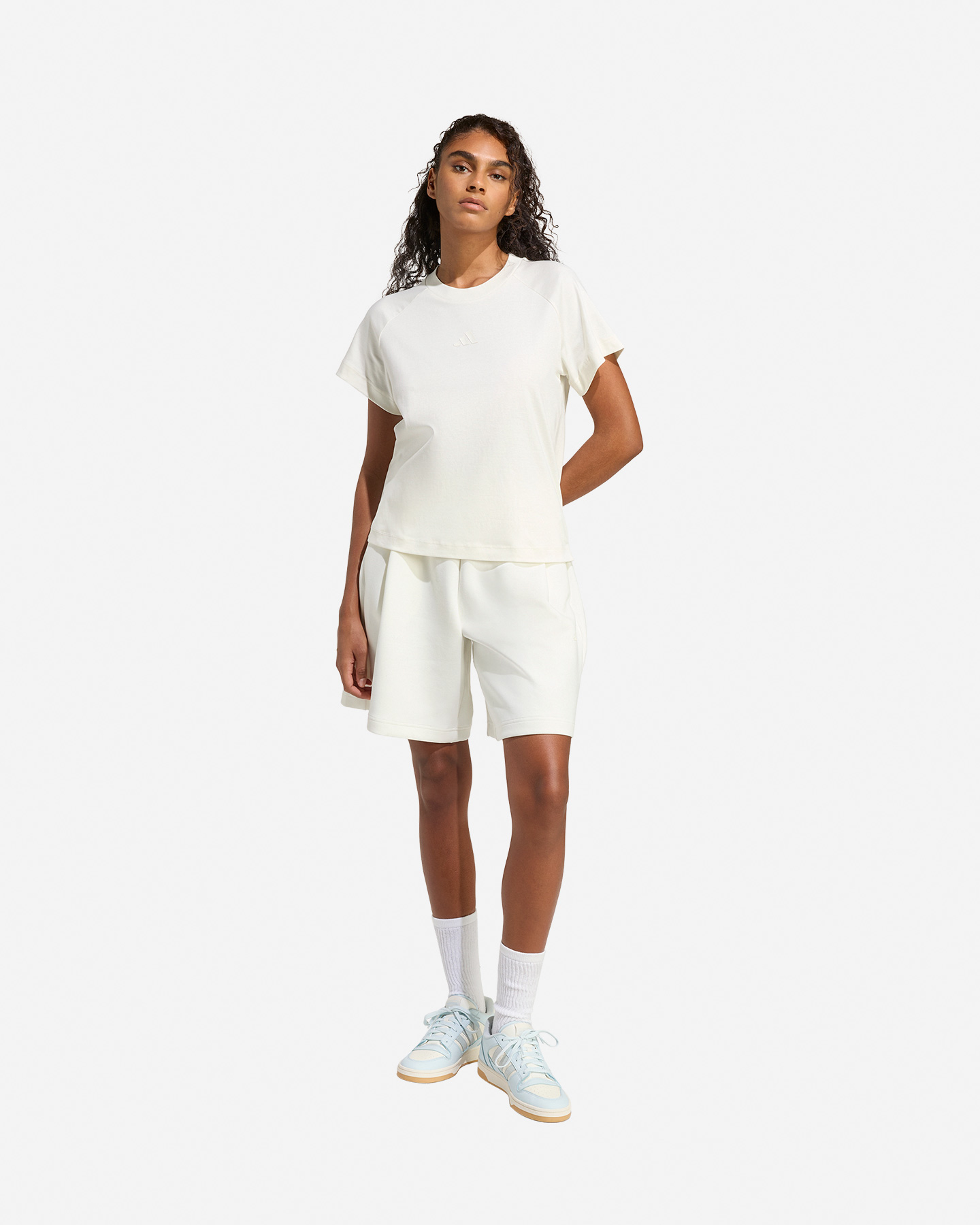 T-shirt ADIDAS SOFT LUX W - Bianco - 3 | Cisalfa Sport