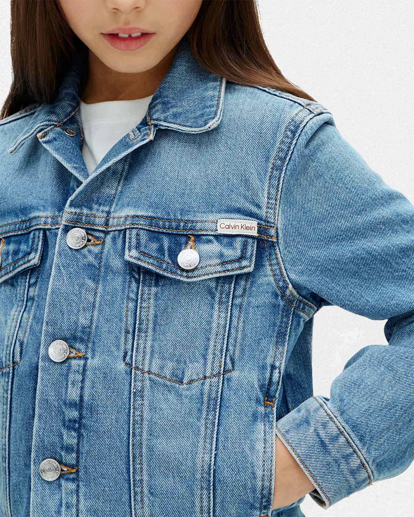 Giubbotto CALVIN KLEIN JEANS BASIC JR - Blu - 4 | Cisalfa Sport