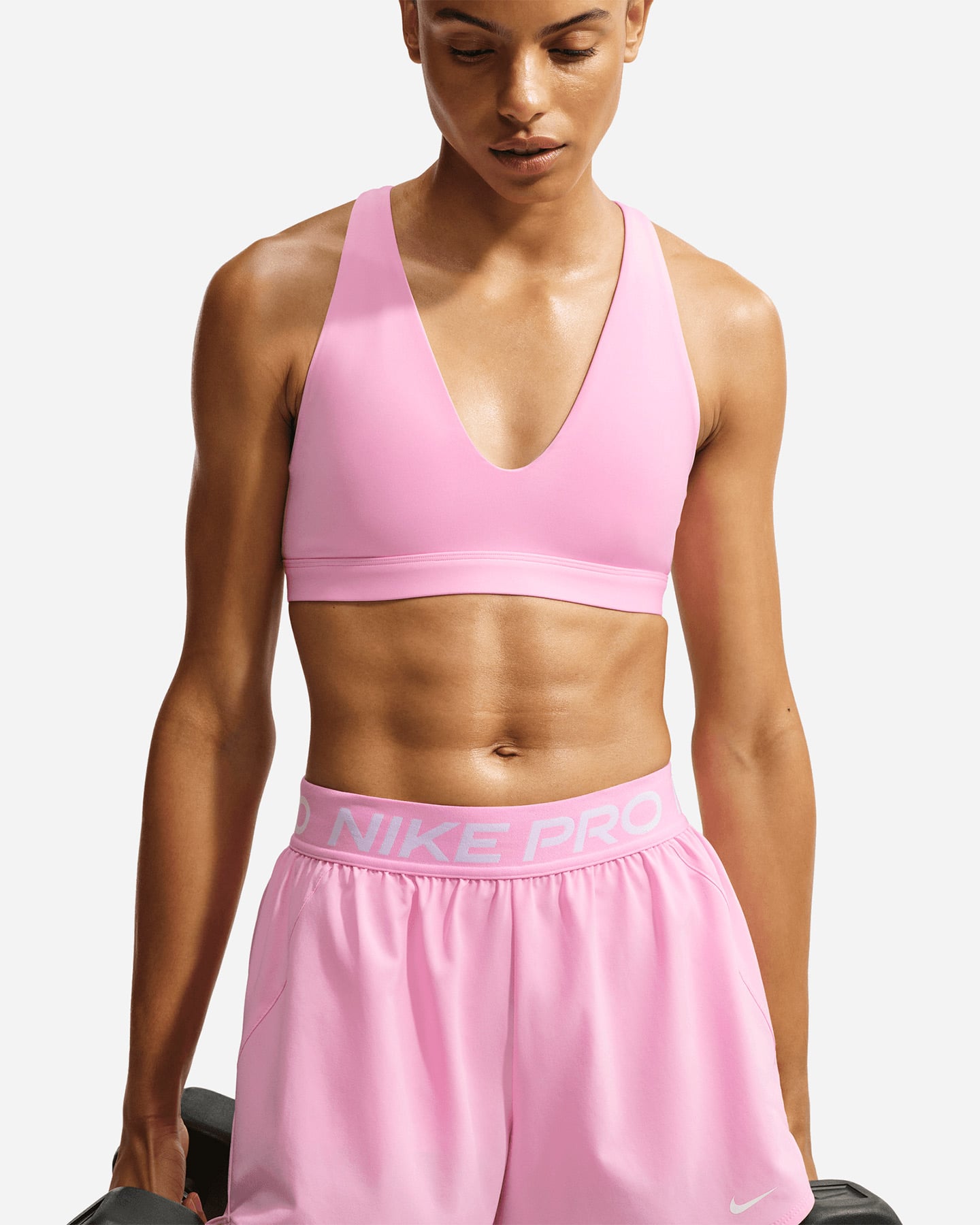 Bra training NIKE INDY STRAPPY LS W - Fucsia - 3 | Cisalfa Sport