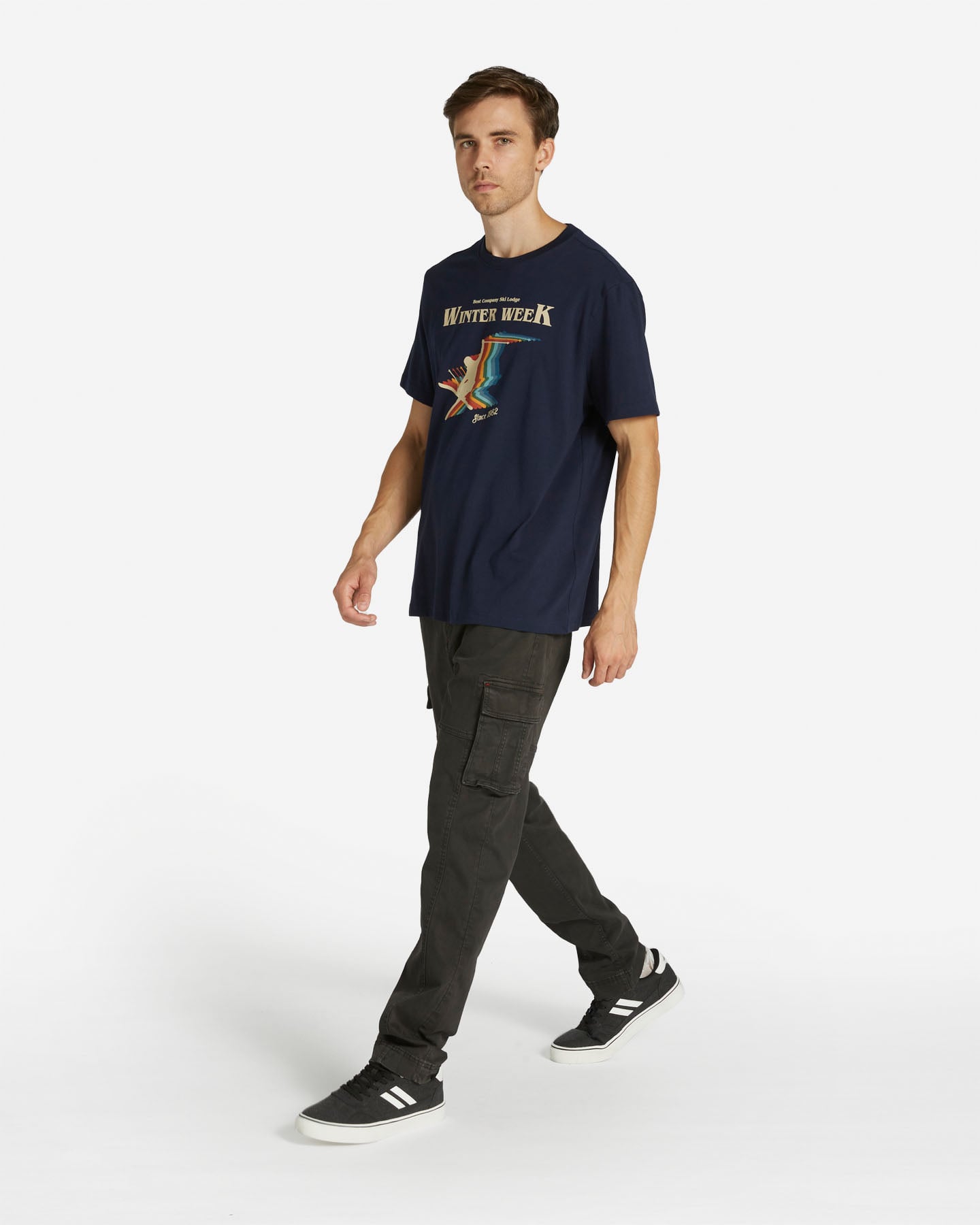 T-shirt BEST COMPANY WINTER WEEK M - Blu - 3 | Cisalfa Sport